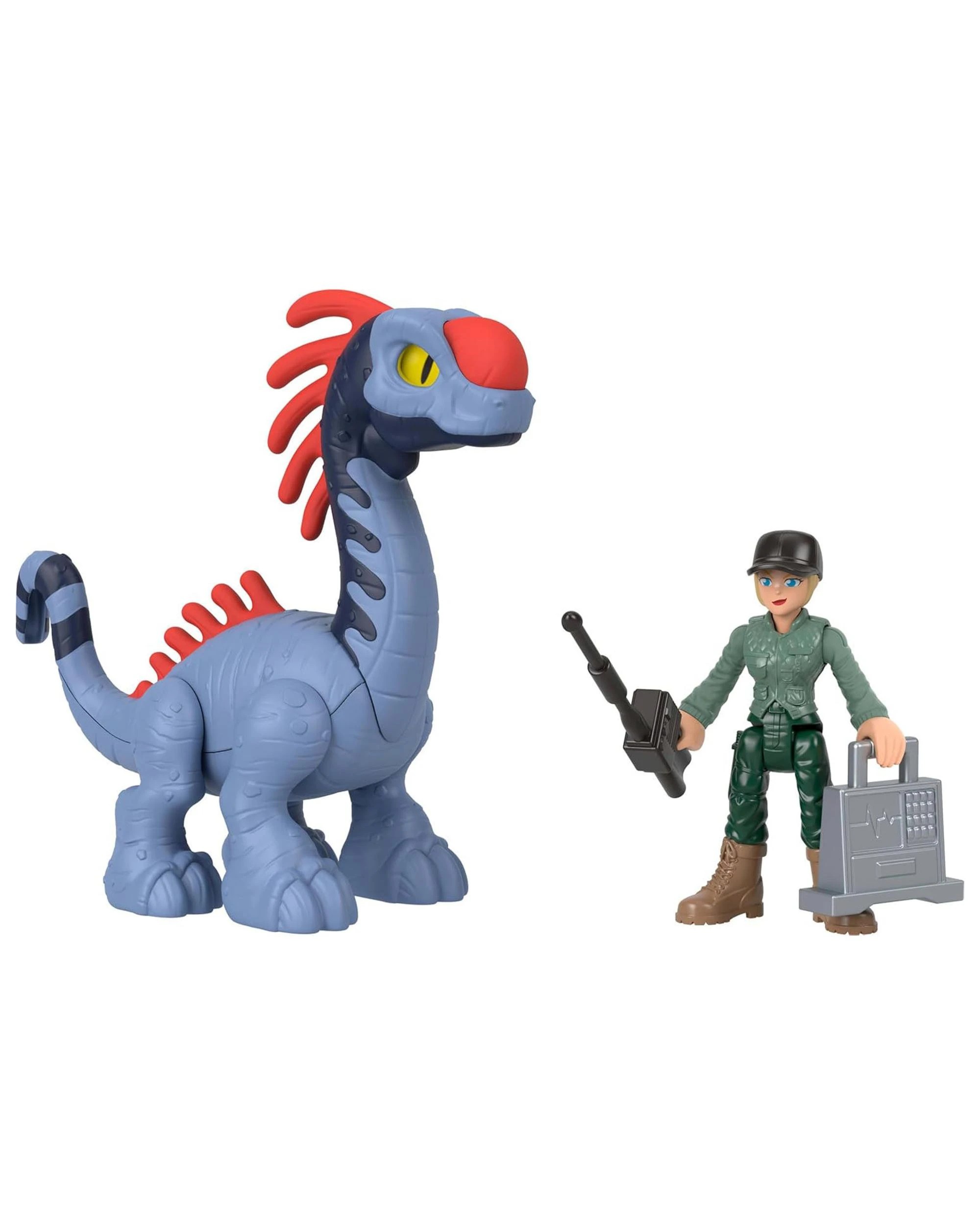 3 Fisher-Price Imaginext Jurassic World Rebirth Land, Sea, Air Multipack Action Figures, 3 of 6
