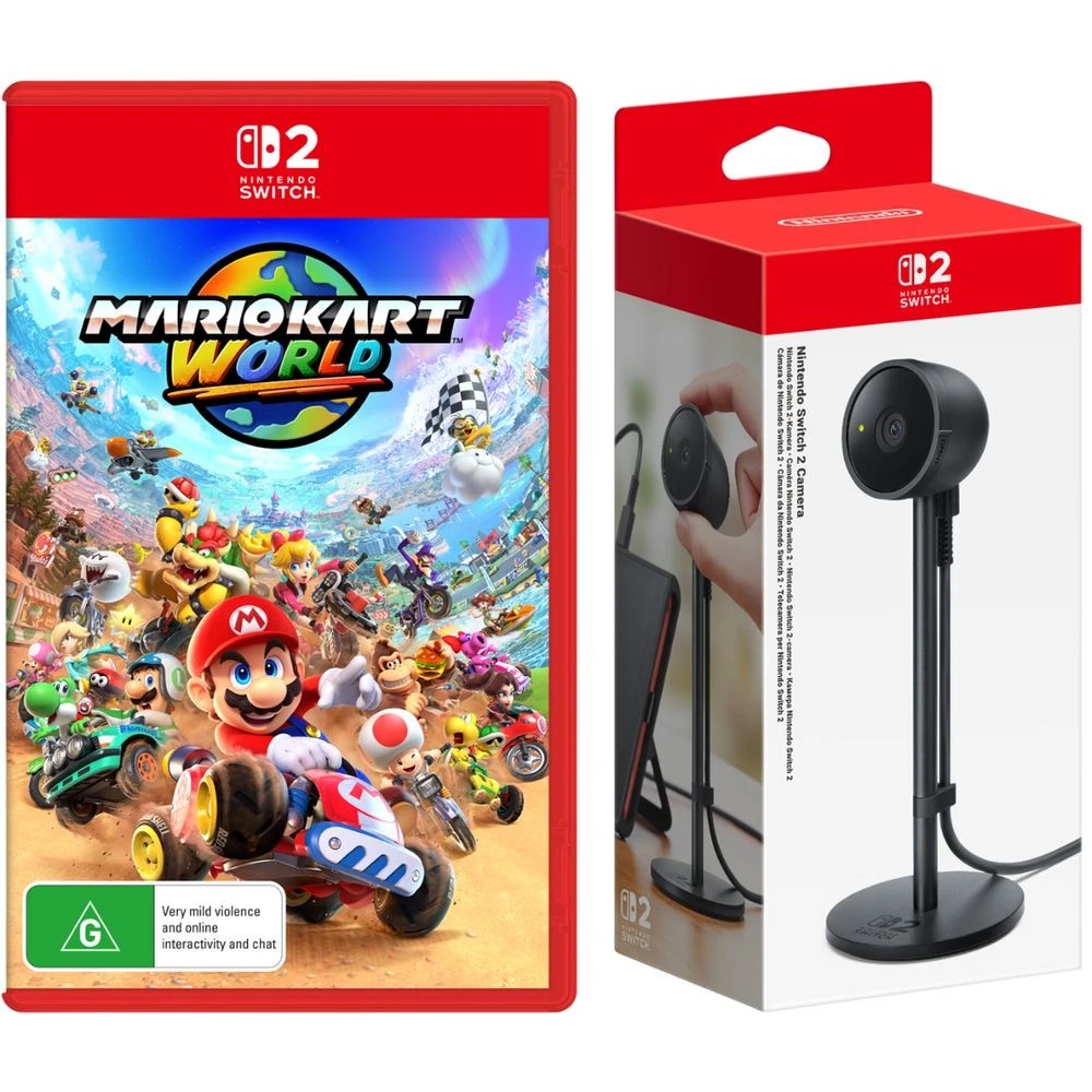 1 Nintendo Switch 2 Camera and Mario Kart World Bundle, 1 of 7