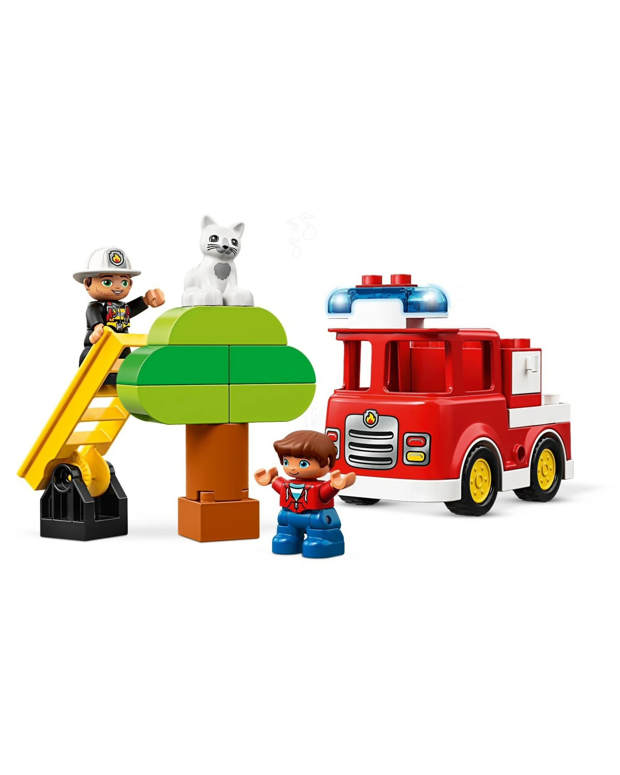3 LEGO 10901 Fire Truck with Lights & Sounds for Toddlers, 3 of 5