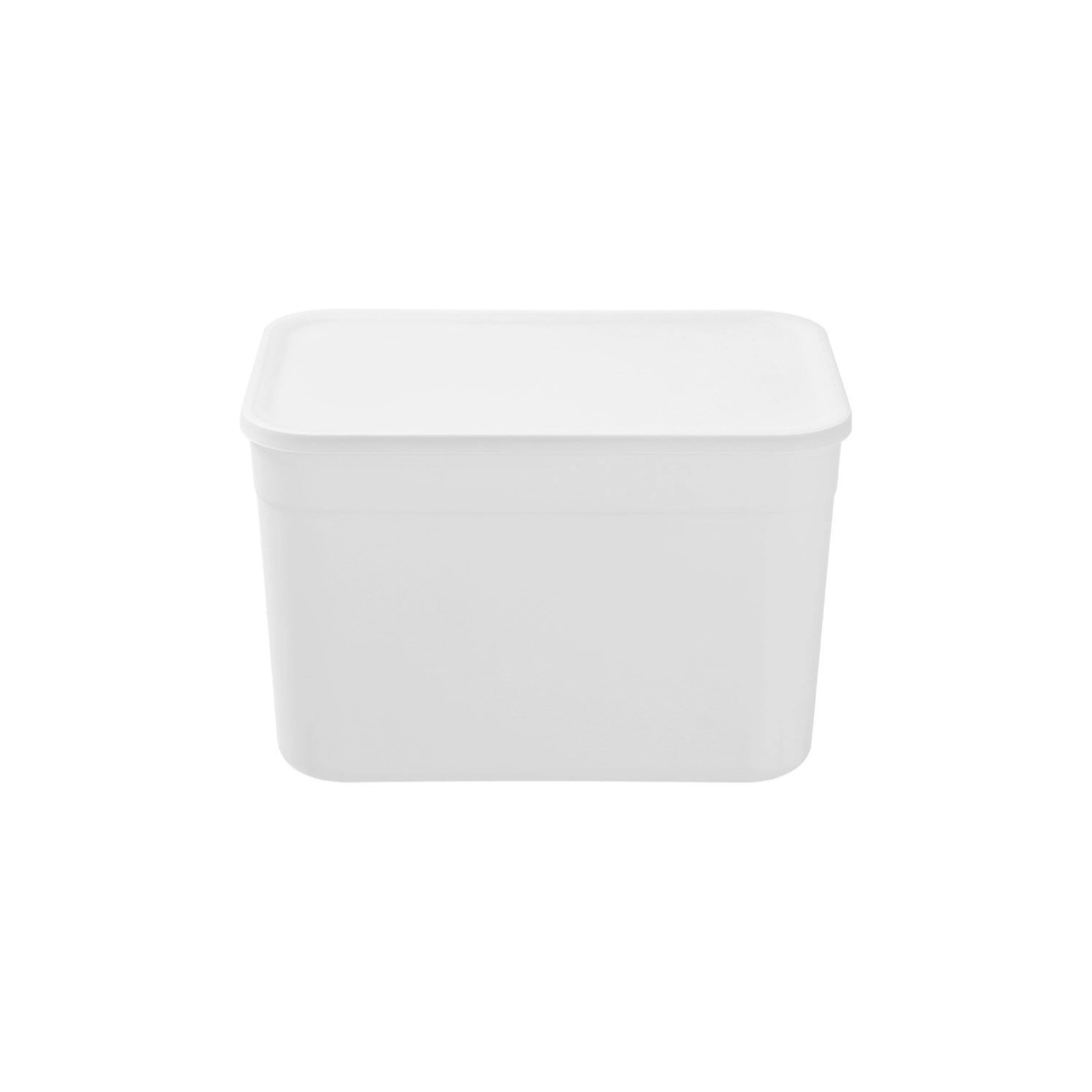 5 Boxsweden Stackable Durable Storage Container With Lid 16.5L 35.5cm Home Office
 - white, 5 of 5