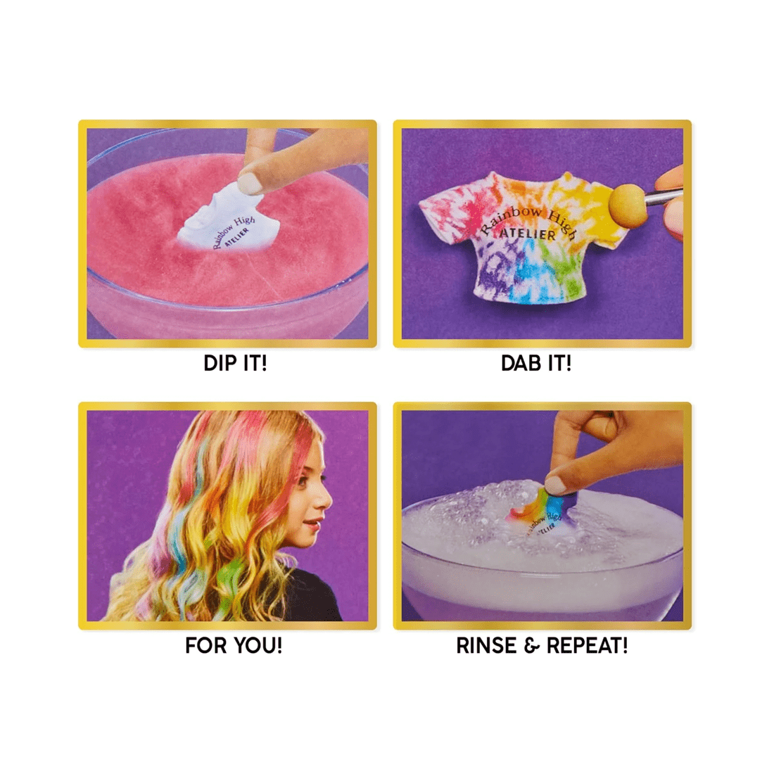 5 MGA Entertainment UK Ltd Rainbow High Watercolor and Create Purple Eyes, 5 of 7