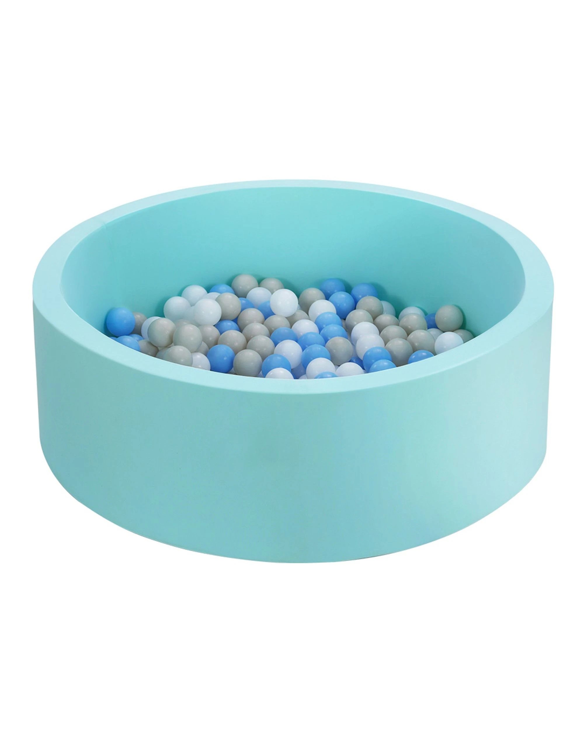 1 Keezi Kids Ball Pit 90x30cm Ocean Foam Play Pool Barrier Toys Children - Blue, 1 of 4