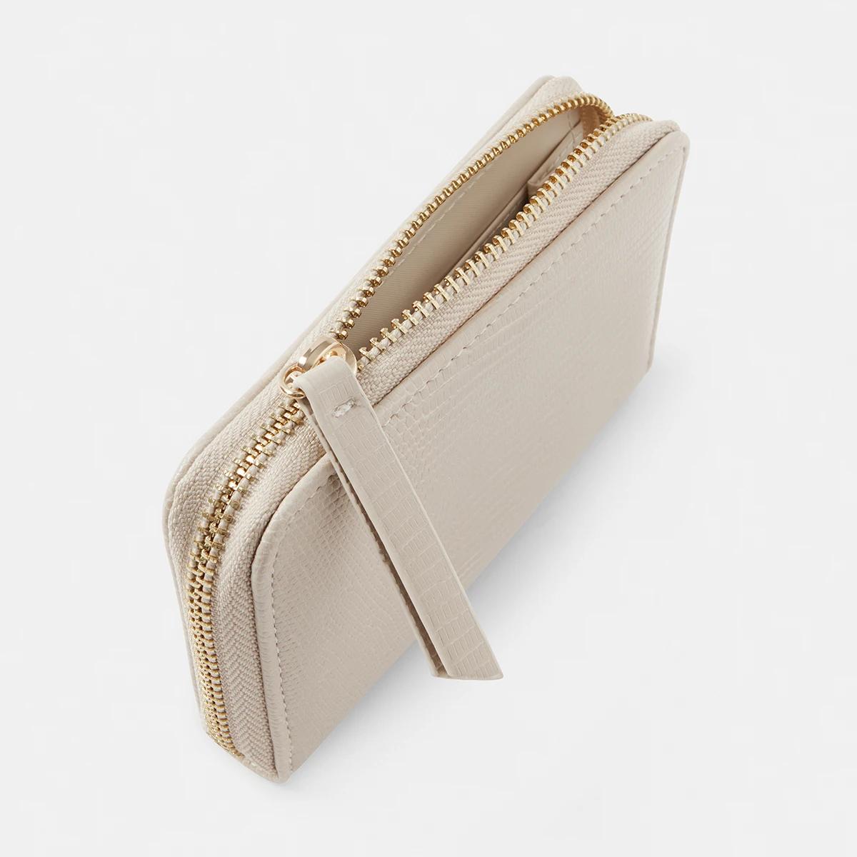4 Mini Zip Purse Beige, 4 of 4