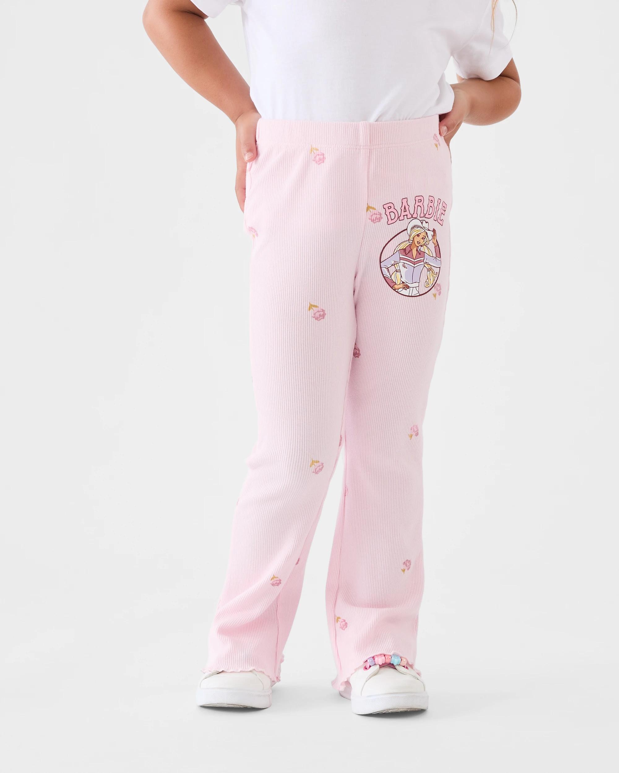 1 Barbie License Flare Ribbed Leggings Barbie, 1 of 5