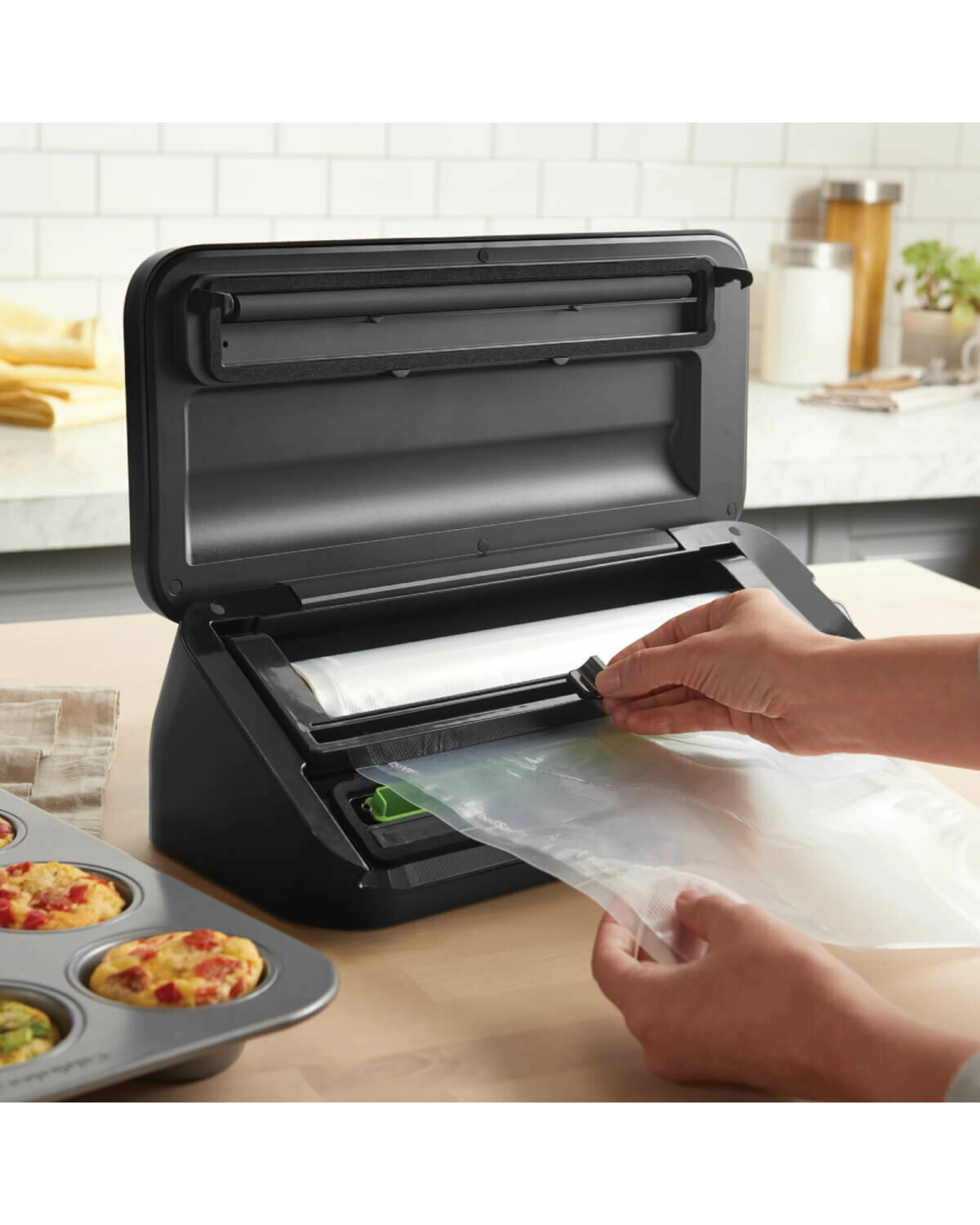 5 FoodSaver Cut & Seal Vacuum Sealer - DARK STAINLESS, 5 of 5