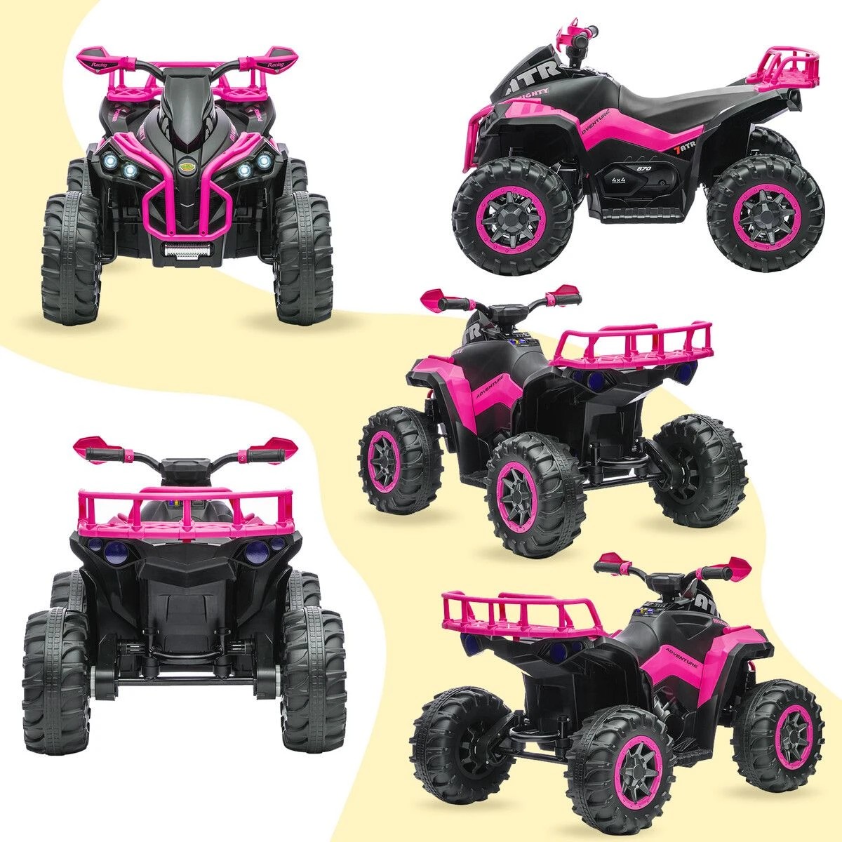 3 Kidbot Kids Electric ATV Ride On Car Quad Bike 12V Vehicle Toy, 3 of 6