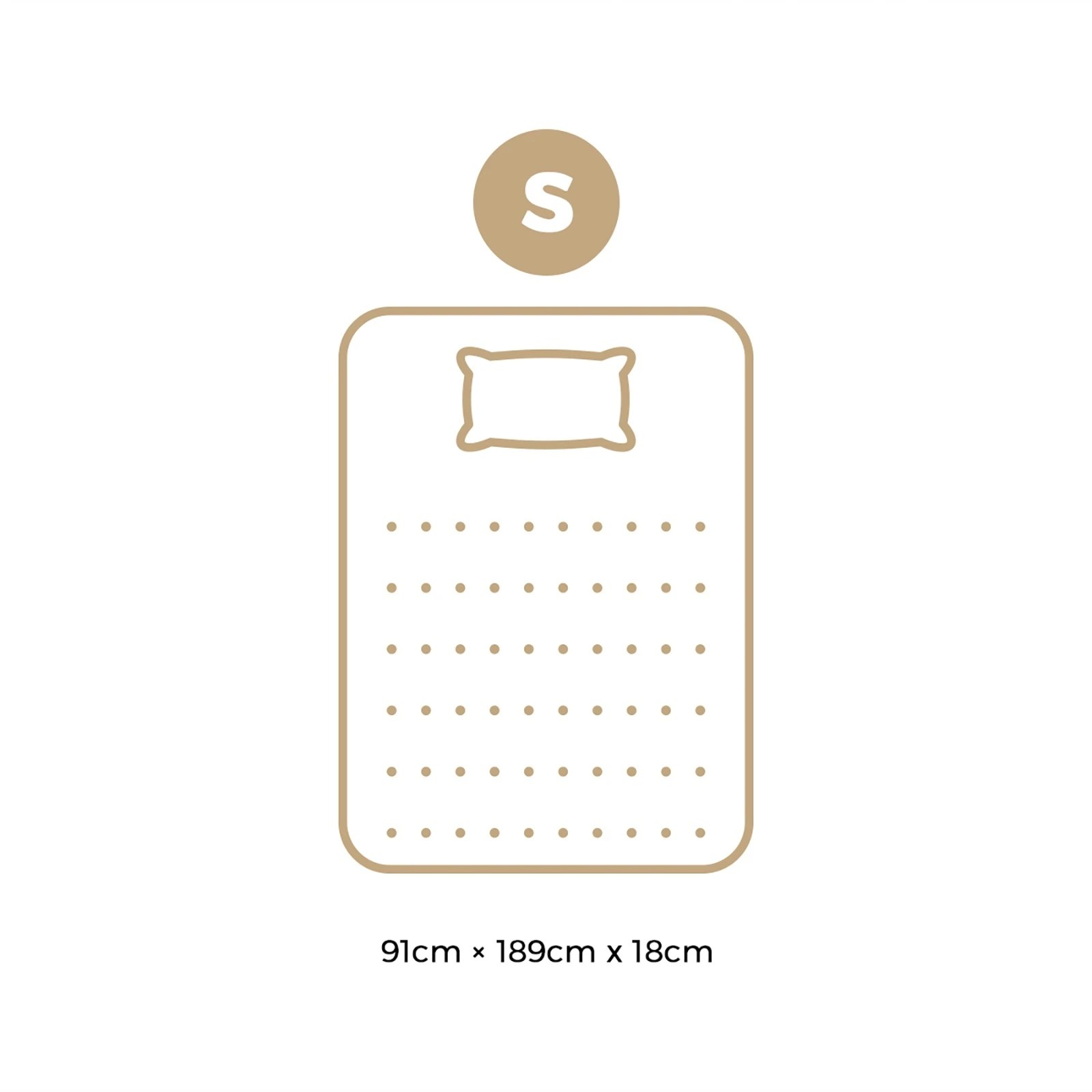 10 Bedra Bedding Mattress Luxury Bed Bonnell Spring Foam Medium 18cm Single
 - Multi, 10 of 10