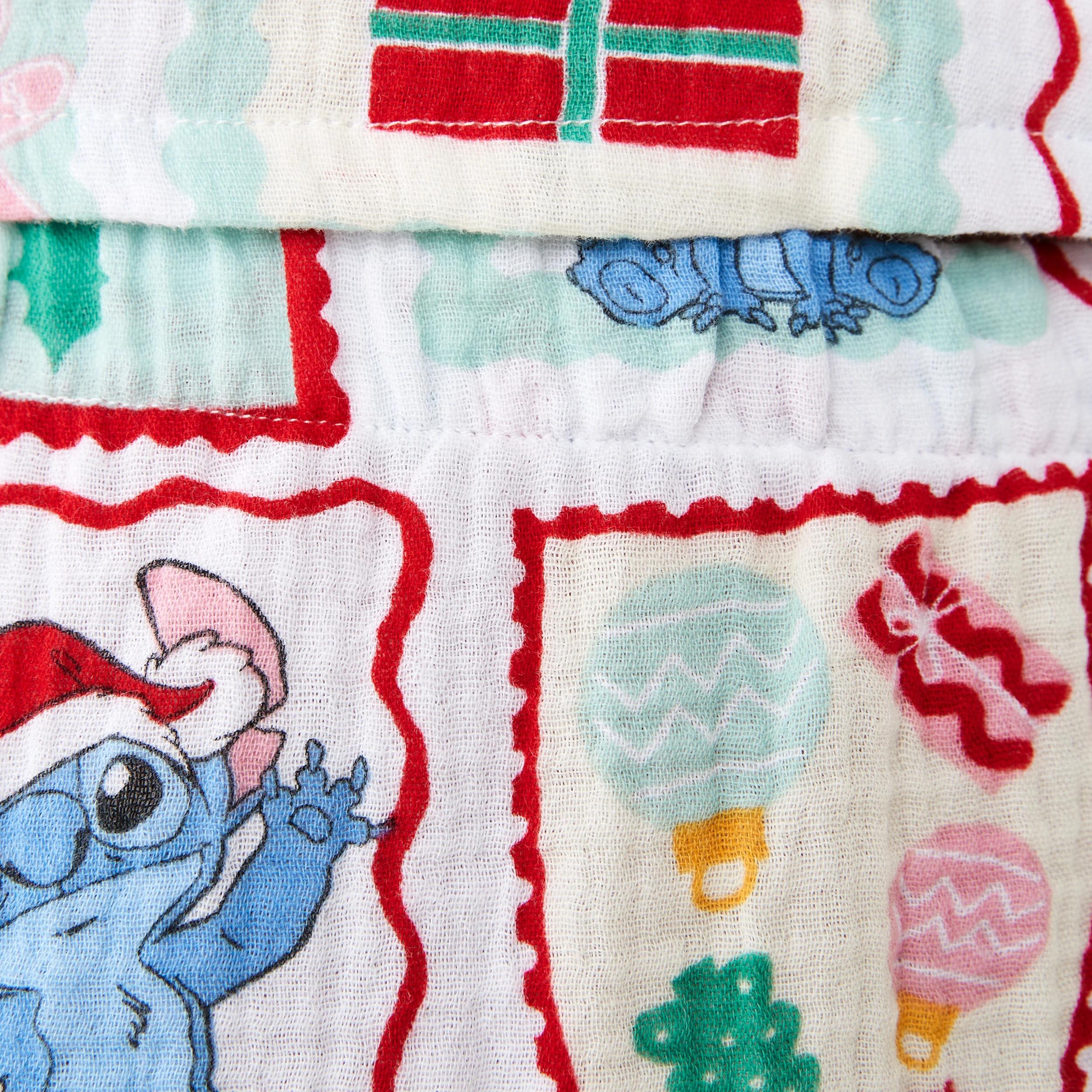 6 Stitch License Christmas Double Cloth Family Matching Pyjama Set XMAS STITCH SNOW WHITE, 6 of 7