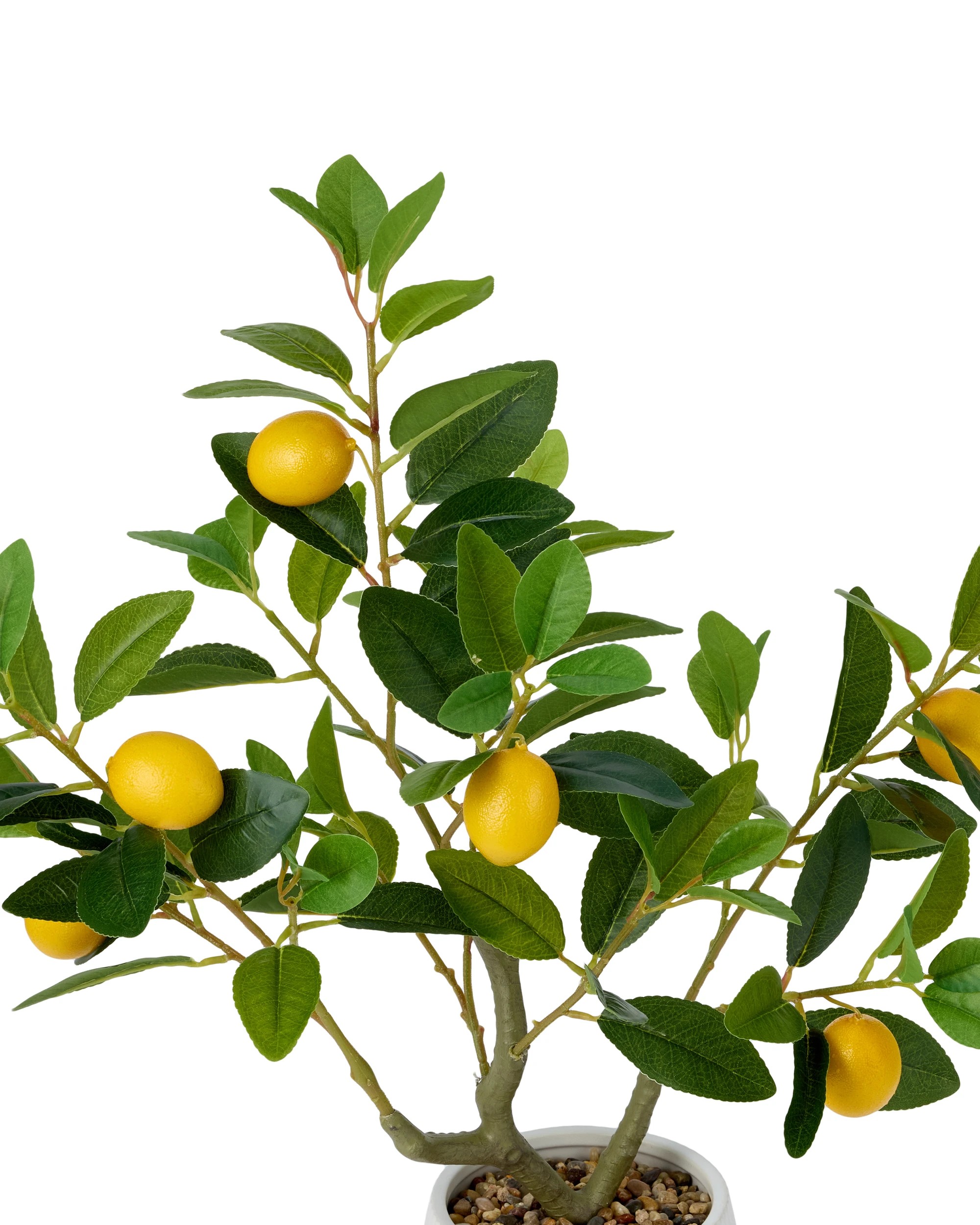 2 Artificial Lemon Tree in Pot, 2 of 3