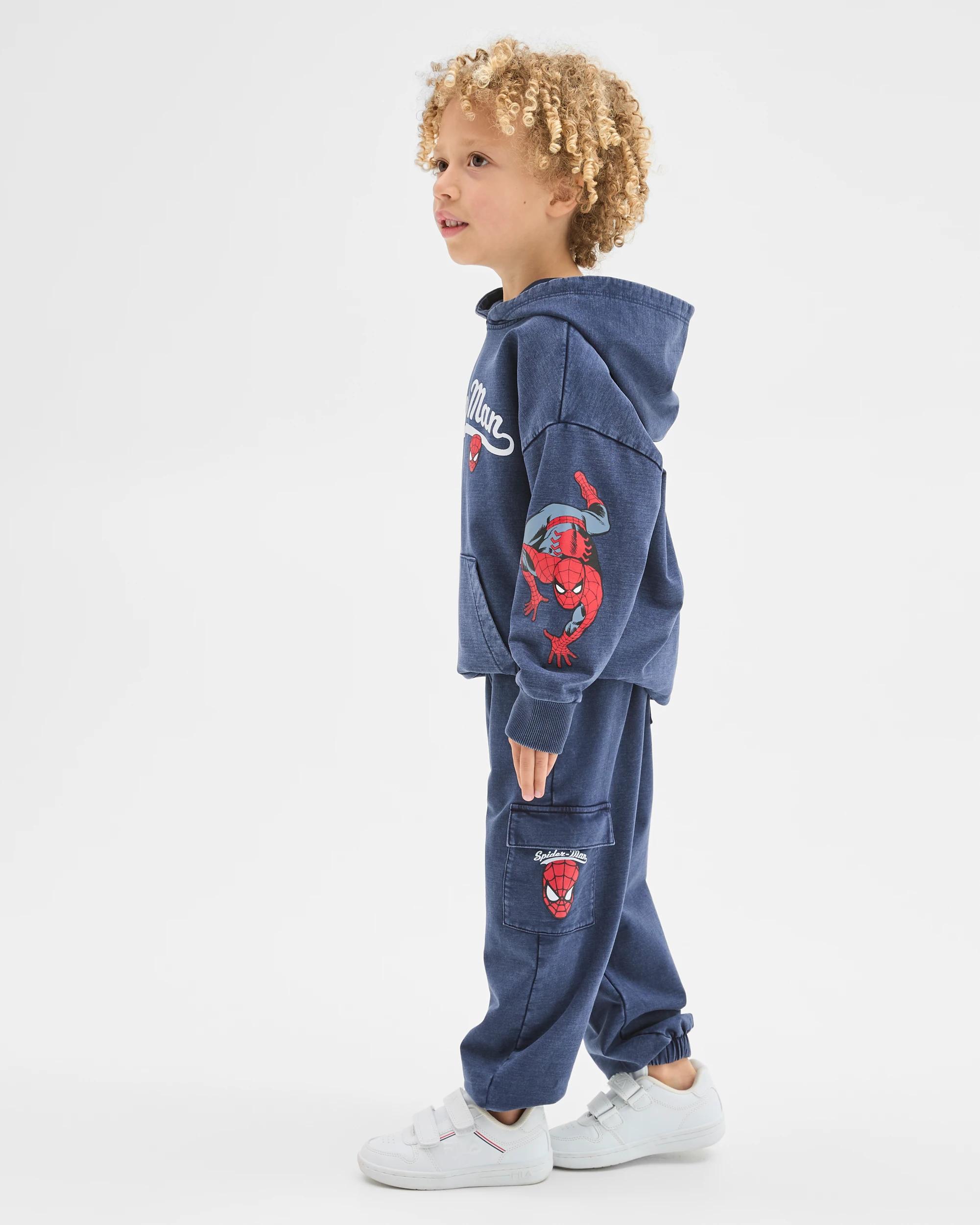 3 Marvel Spider-Man Australian Cotton Trackpants BLACK IRIS, 3 of 8