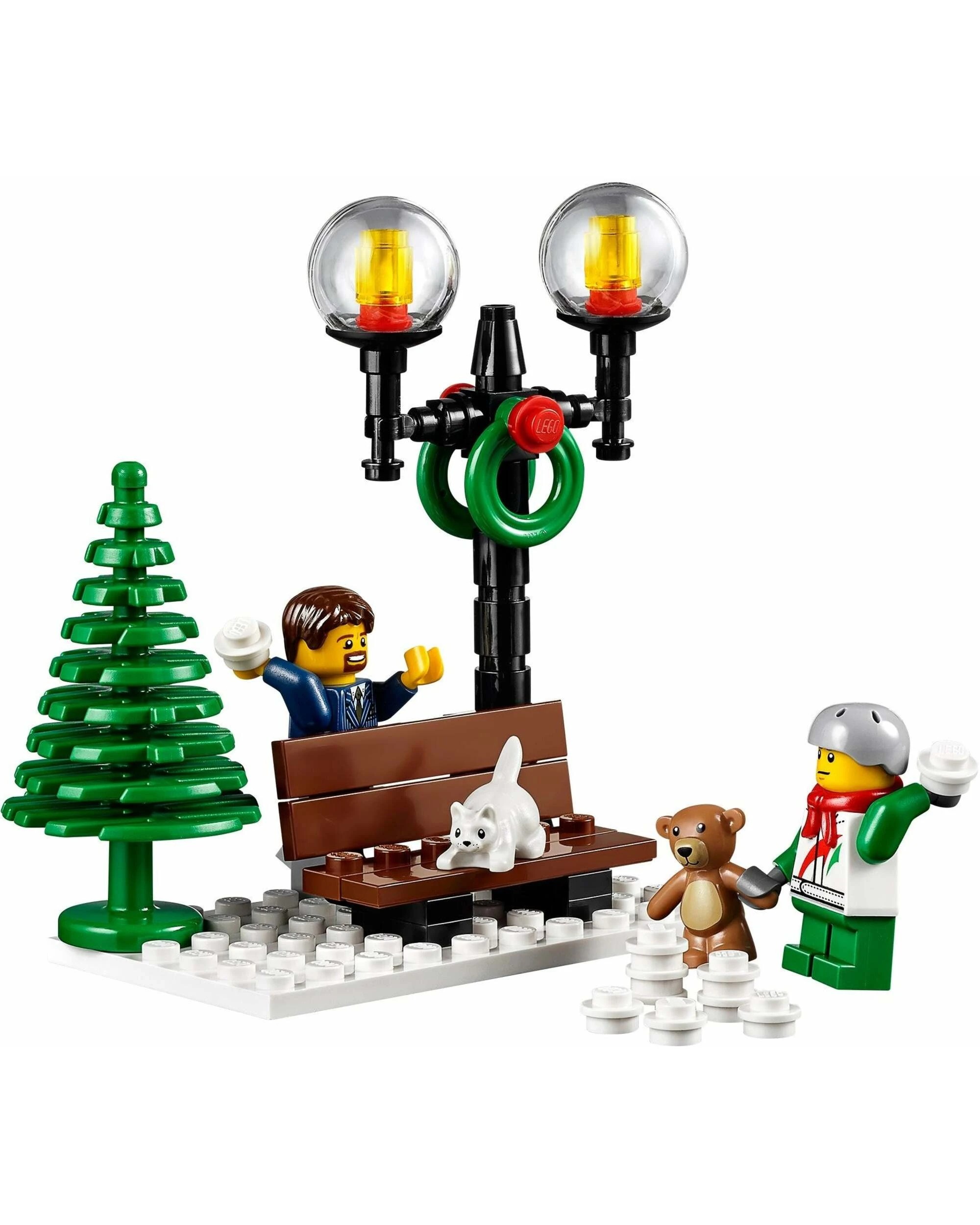4 LEGO 10249 Winter Toy Shop: Festive Holiday Village Set, 4 of 5