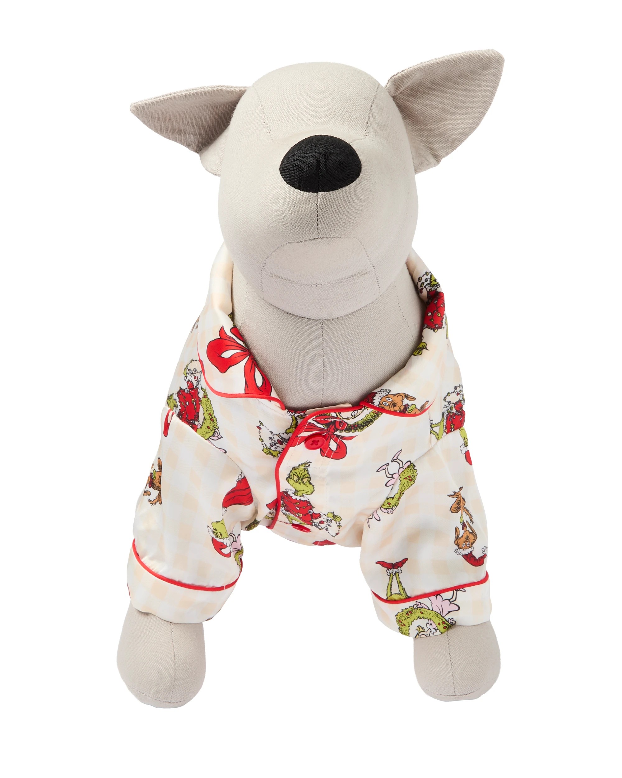 4 Family Matching Christmas Grinch Dog Pyjama Set XL, 4 of 8
