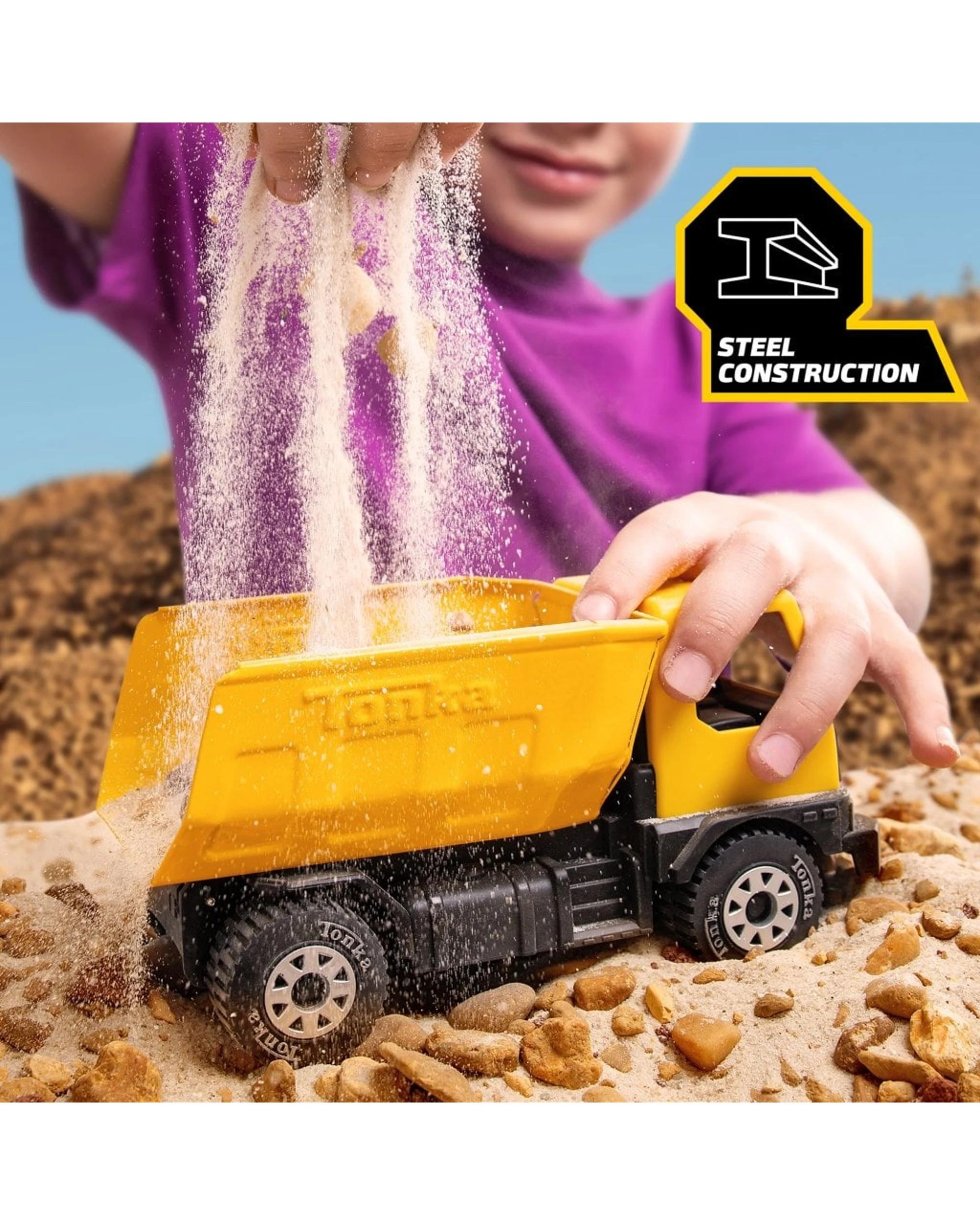 7 Tonka Steel Classics Dump Truck 1:32 Scale Vehicle, 7 of 9