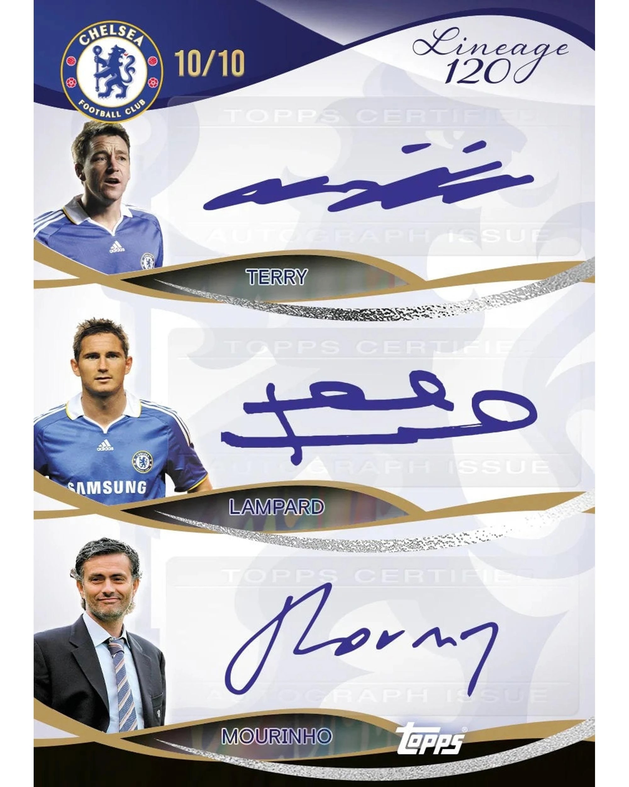 3 Topps 2024/25 Chelsea Lineage 120 Year Anniversary Edition Soccer Hobby Box, 3 of 9