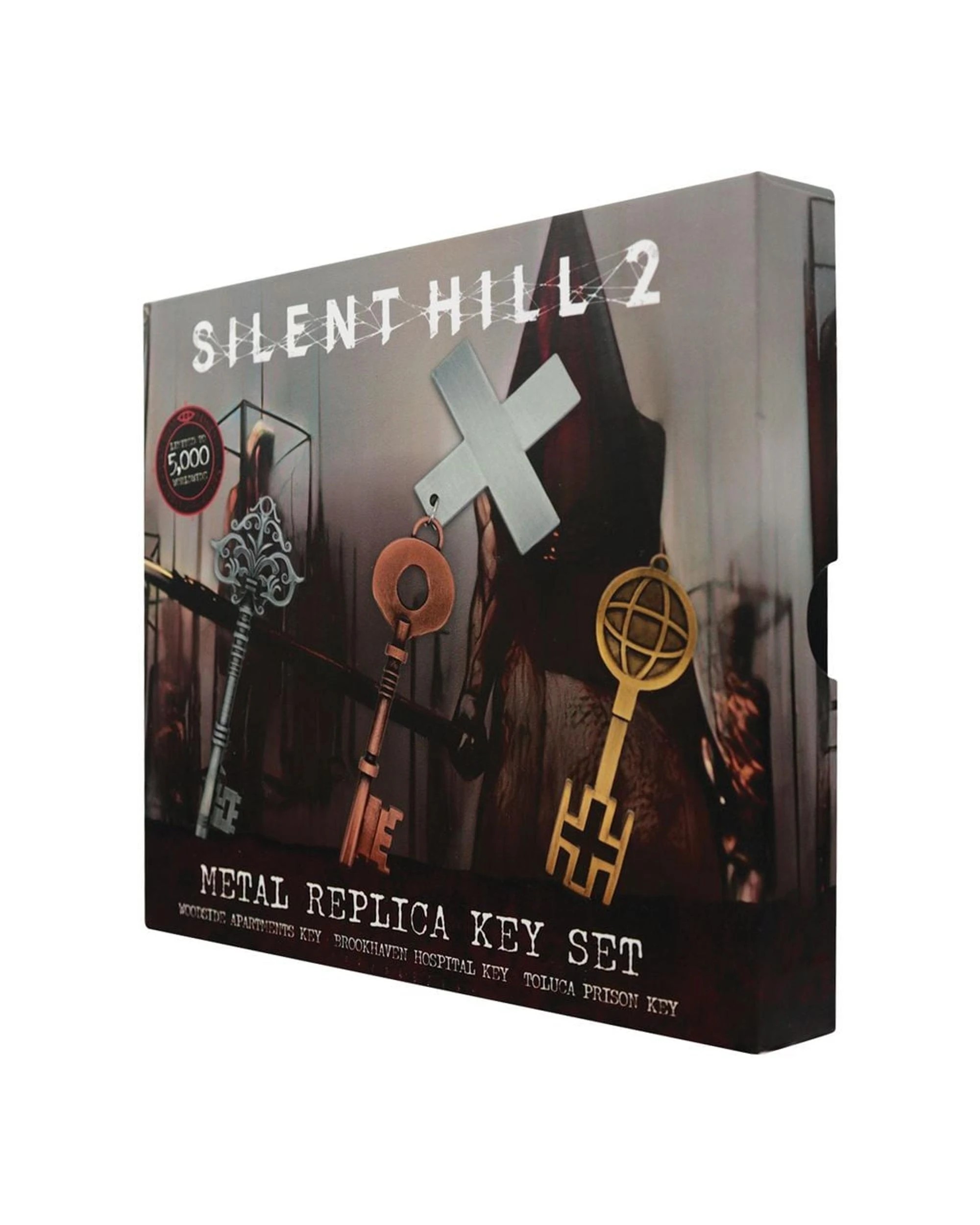 10 Fanattik Silent Hill 2 Set of Metal Keys Replicas, 10 of 10