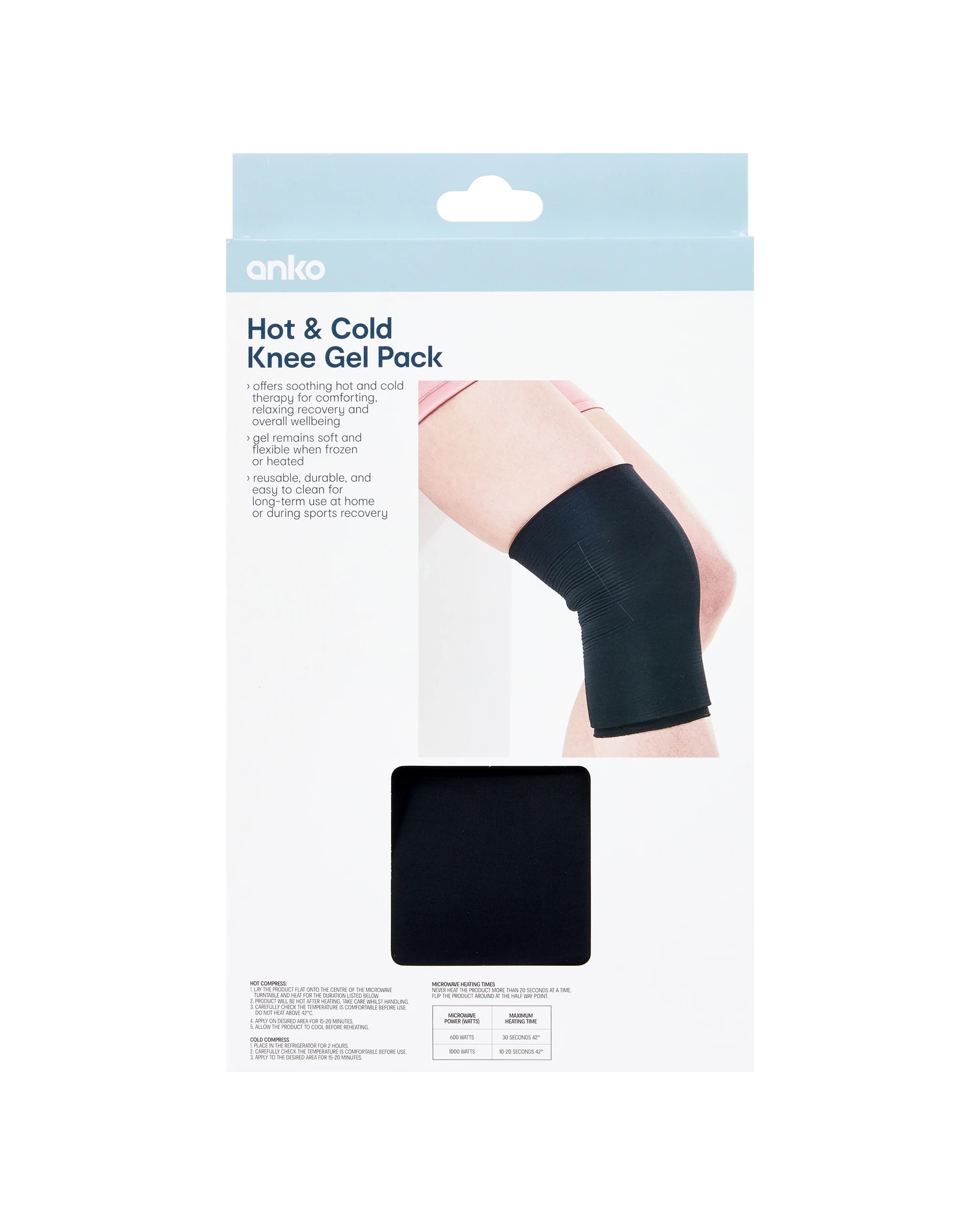 8 Hot and Cold Gel Recovery Sleeve For Knee, 8 of 9