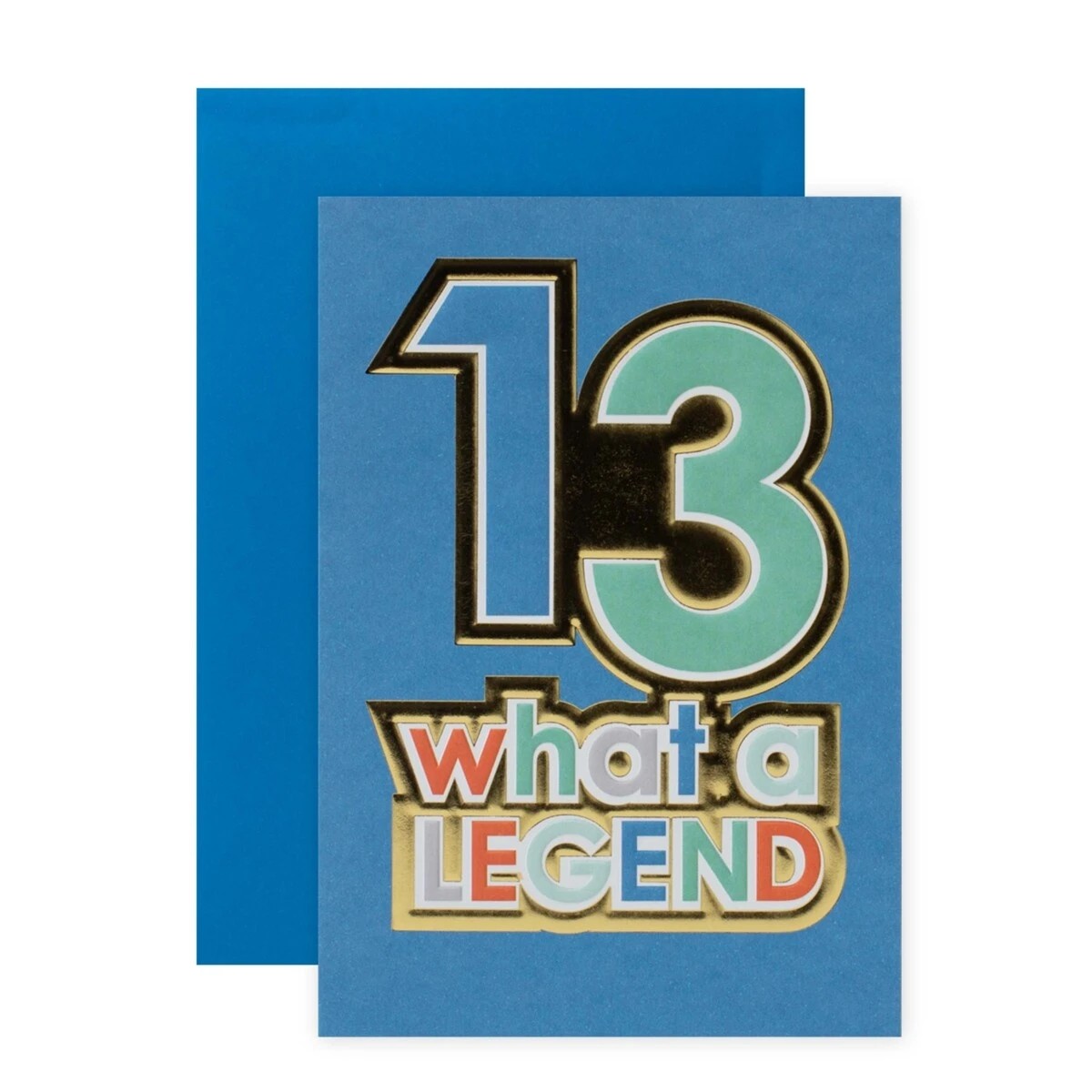 1 Connections from Hallmark 13th Birthday Card - What A Legend, 1 of 3