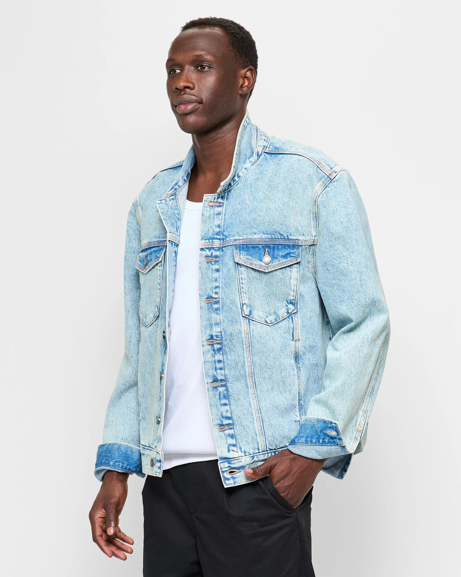 3 Long Sleeve Denim Jacket - Commons DENIM BLUE, 3 of 5
