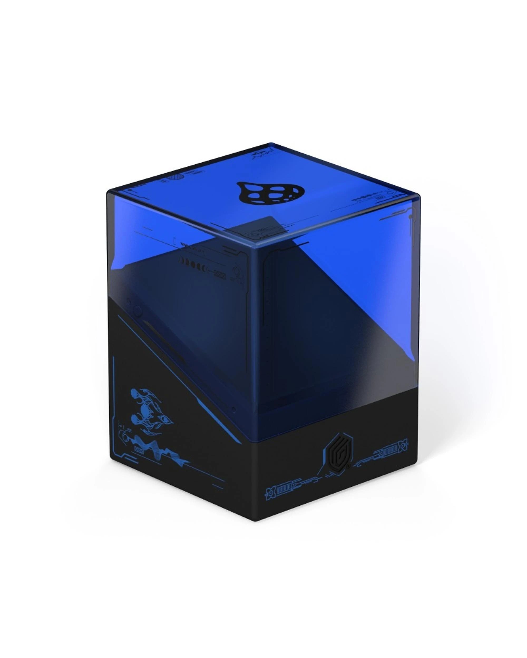 1 Ultimate Guard Magic the Gathering Edge of Eternities Boulder 100+ Illvoi Deck Box - Blue, 1 of 3