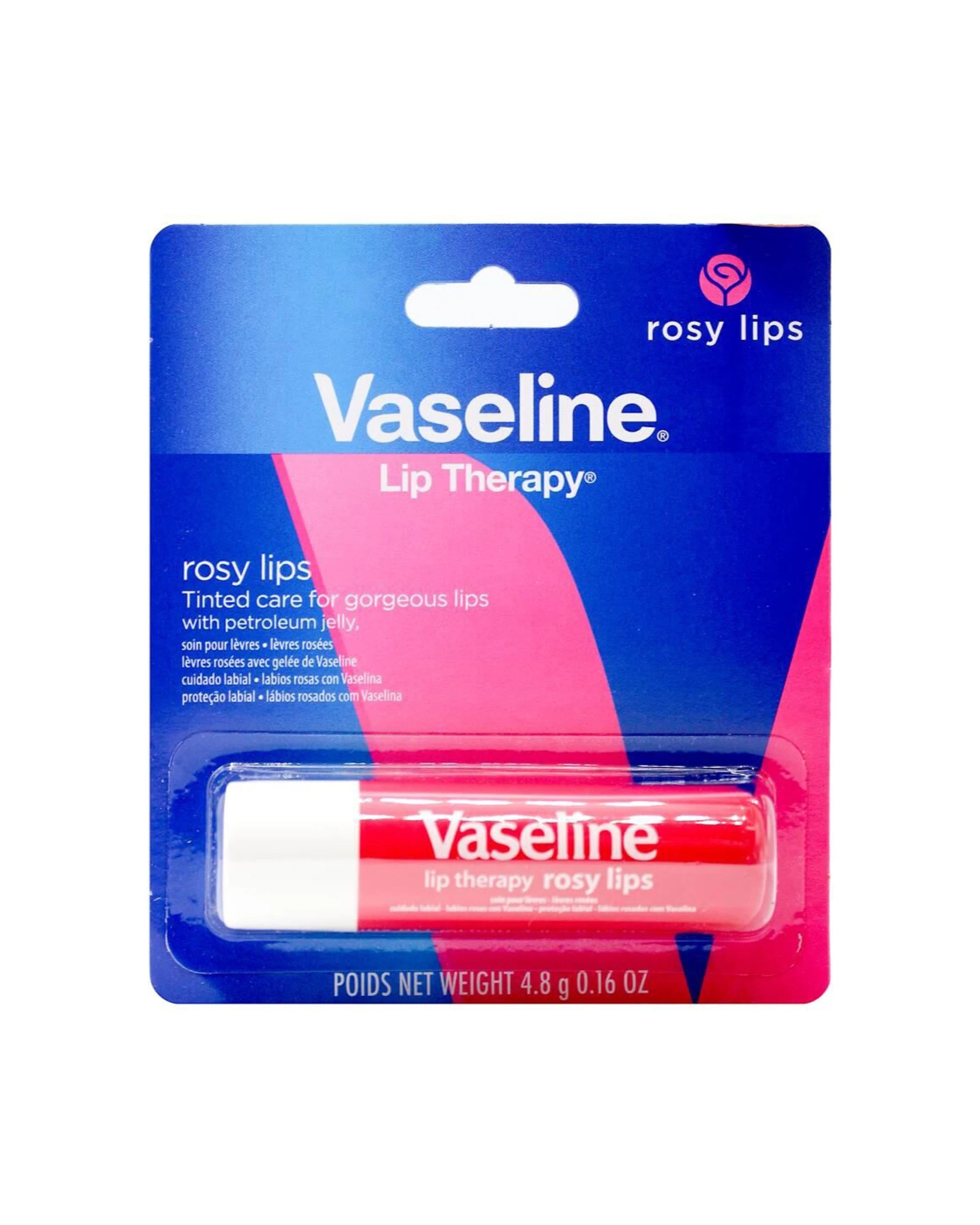 2 Vaseline 6PK 4.8g Lip Therapy Rosy Lips With Petroleum Jelly - Red, 2 of 4