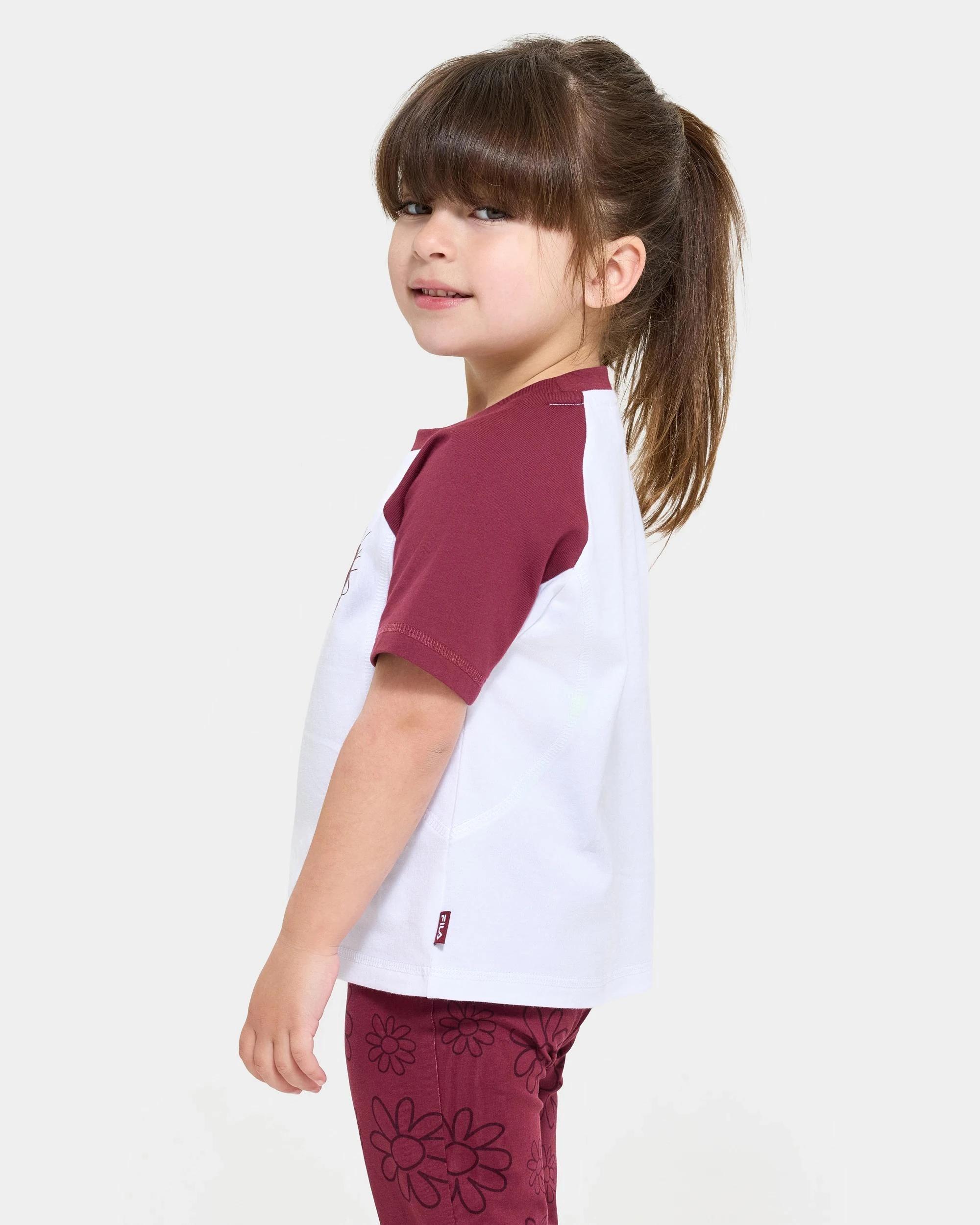 2 Aria Oversized Short Sleeve White T-Shirt - Fila WHITE, 2 of 6