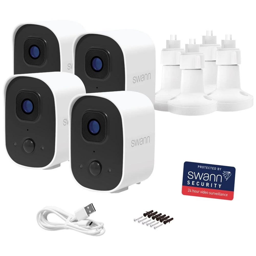 10 Swann Evo 2K Wireless Security Cameras 4 Pack, 10 of 10