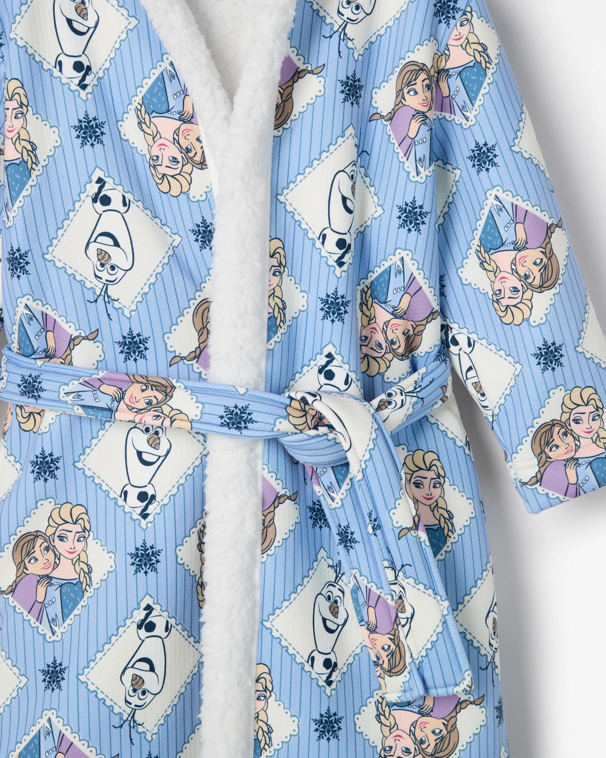 2 Disney Frozen Kids Dressing Gown BLUE, 2 of 2