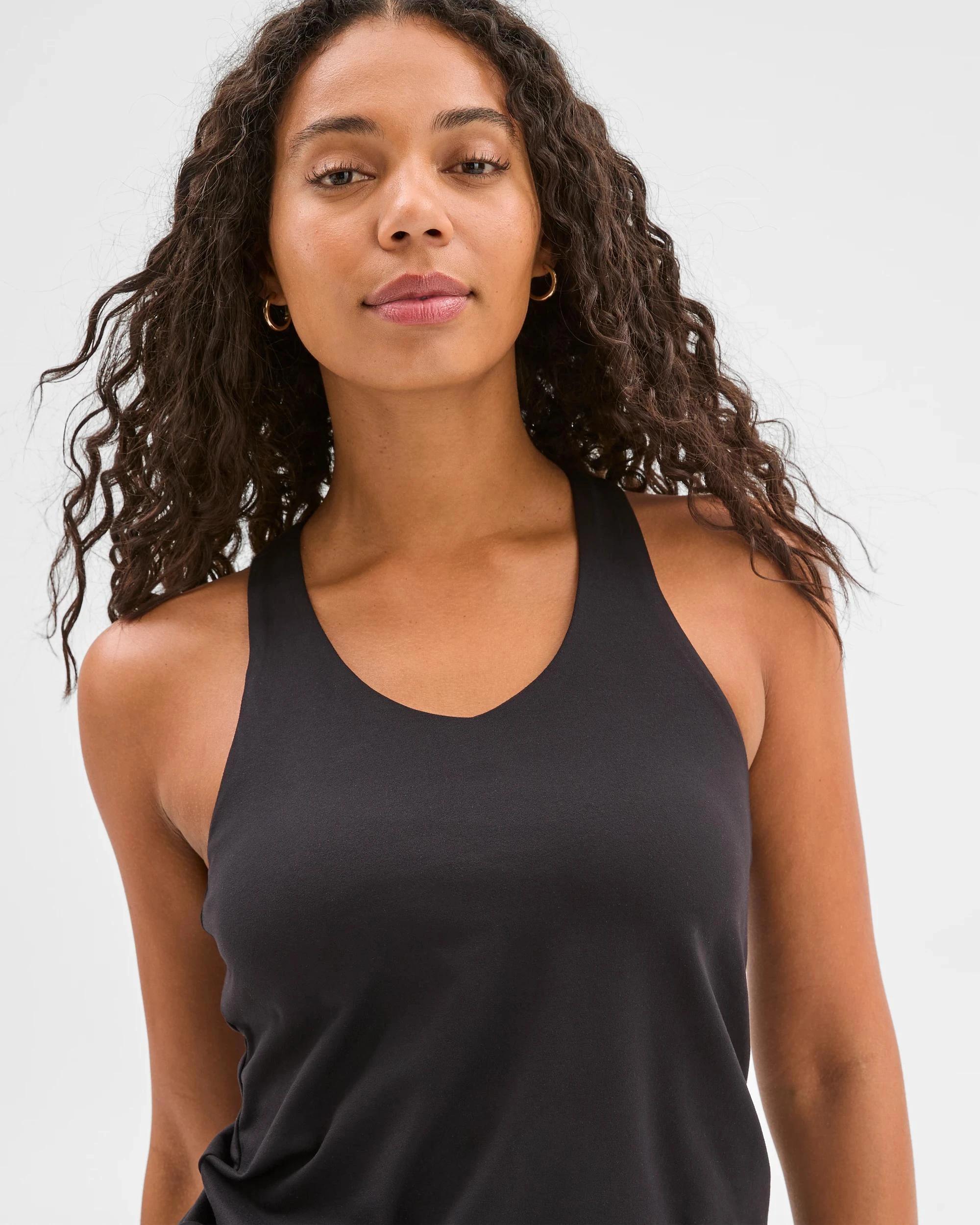 5 Target Active Studio Luxe Marle Racer Tank Top BLACK, 5 of 5