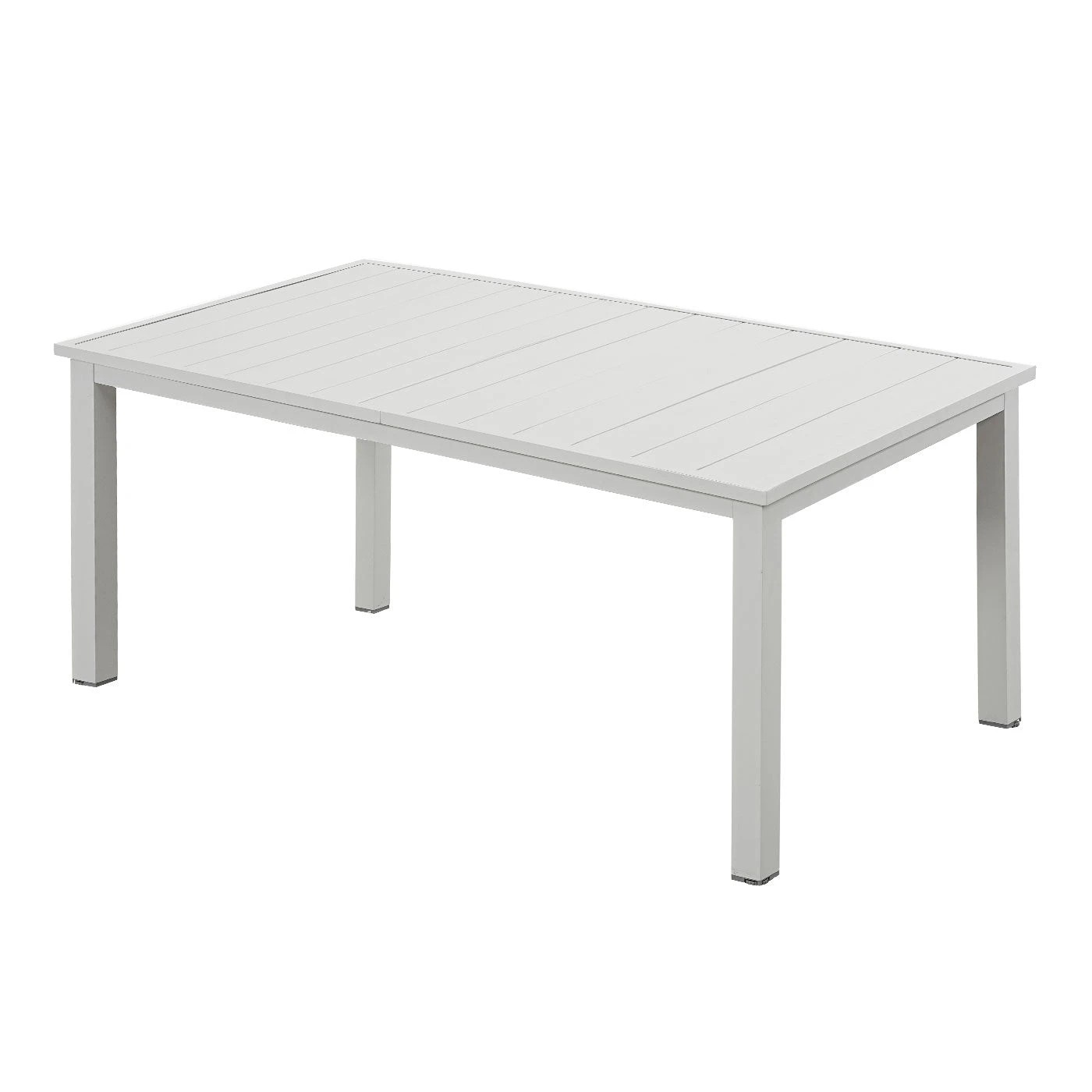 5 Moda Living Mornington 9-Piece White Aluminium Outdoor Dining Set - Light Grey Cushion - White, 5 of 10