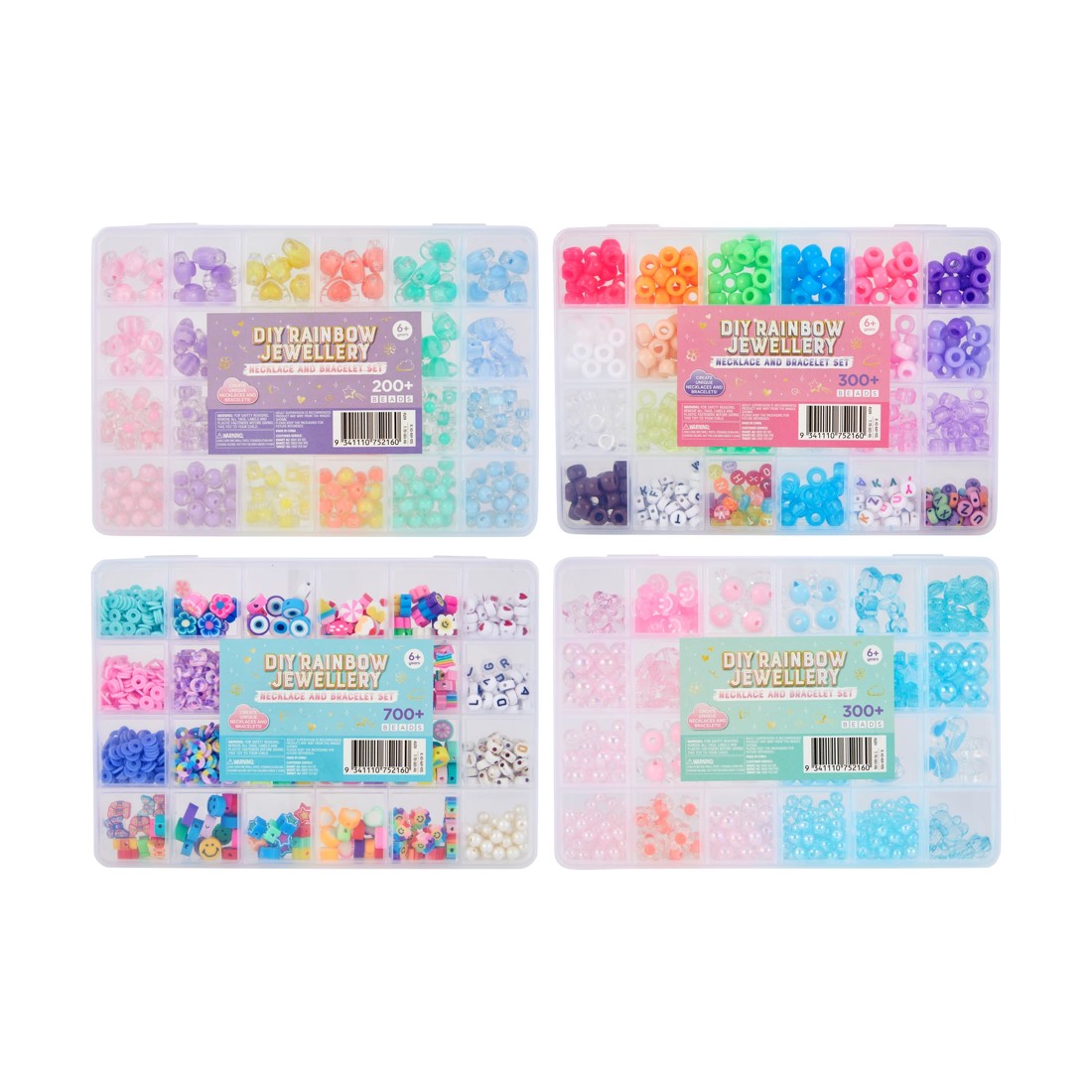 1 DIY Rainbow Jewellery Necklace and Bracelet Set - Assorted, 1 of 2