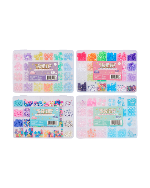 DIY Rainbow Jewellery Necklace and Bracelet Set - Asso