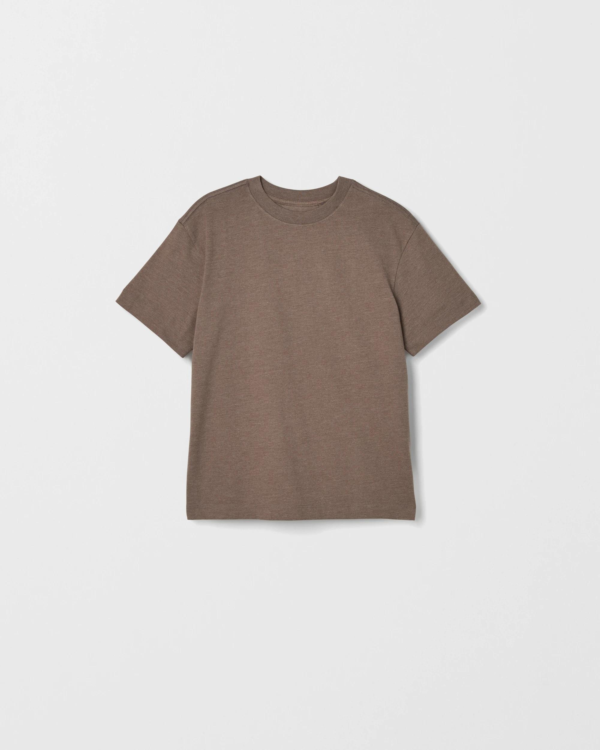 3 Target Kids Australian Cotton 2 Pack T-Shirts CEMENT BROWN MARLE, 3 of 4