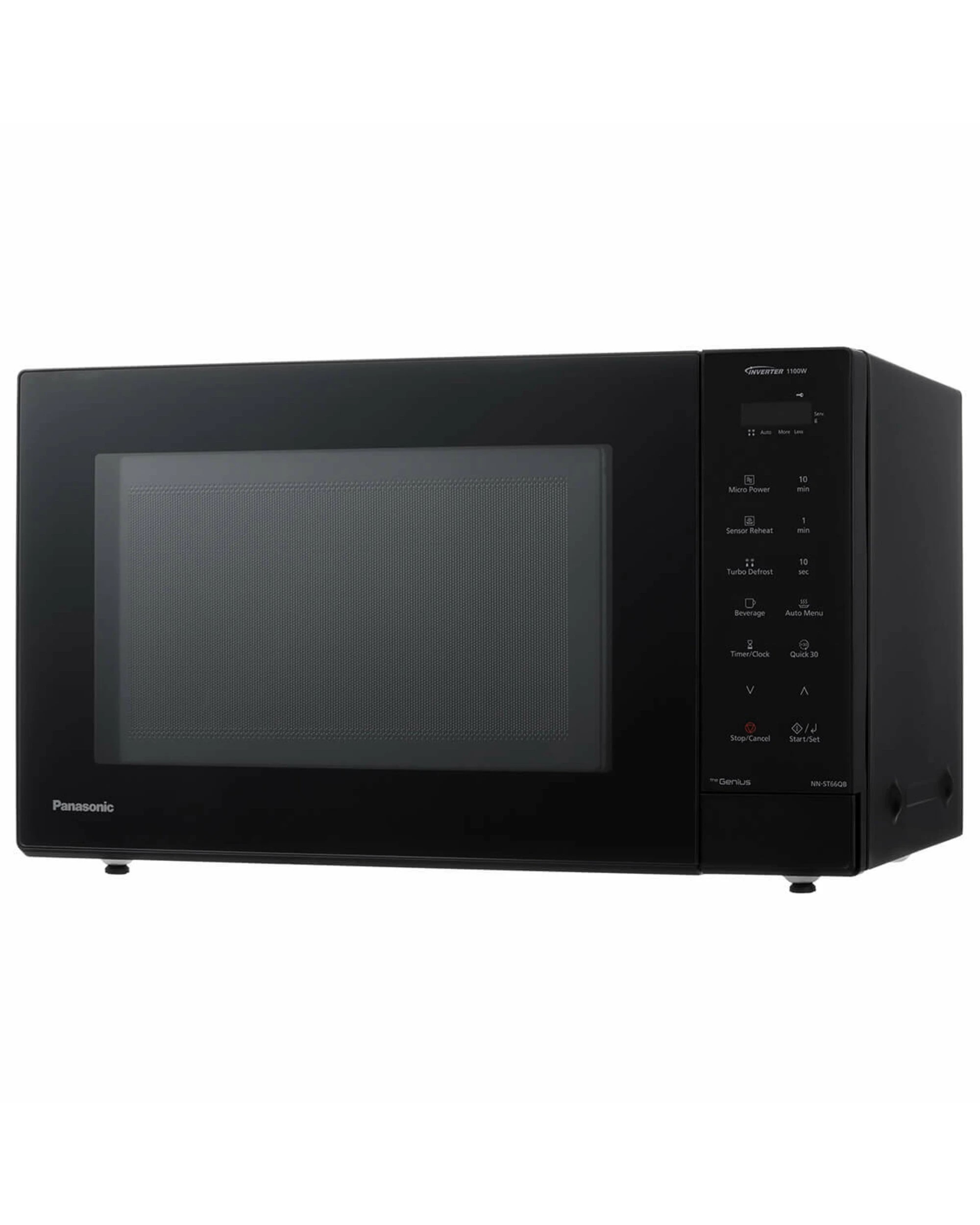 2 Panasonic 32L Inverter 1100W Microwave Black, 2 of 5