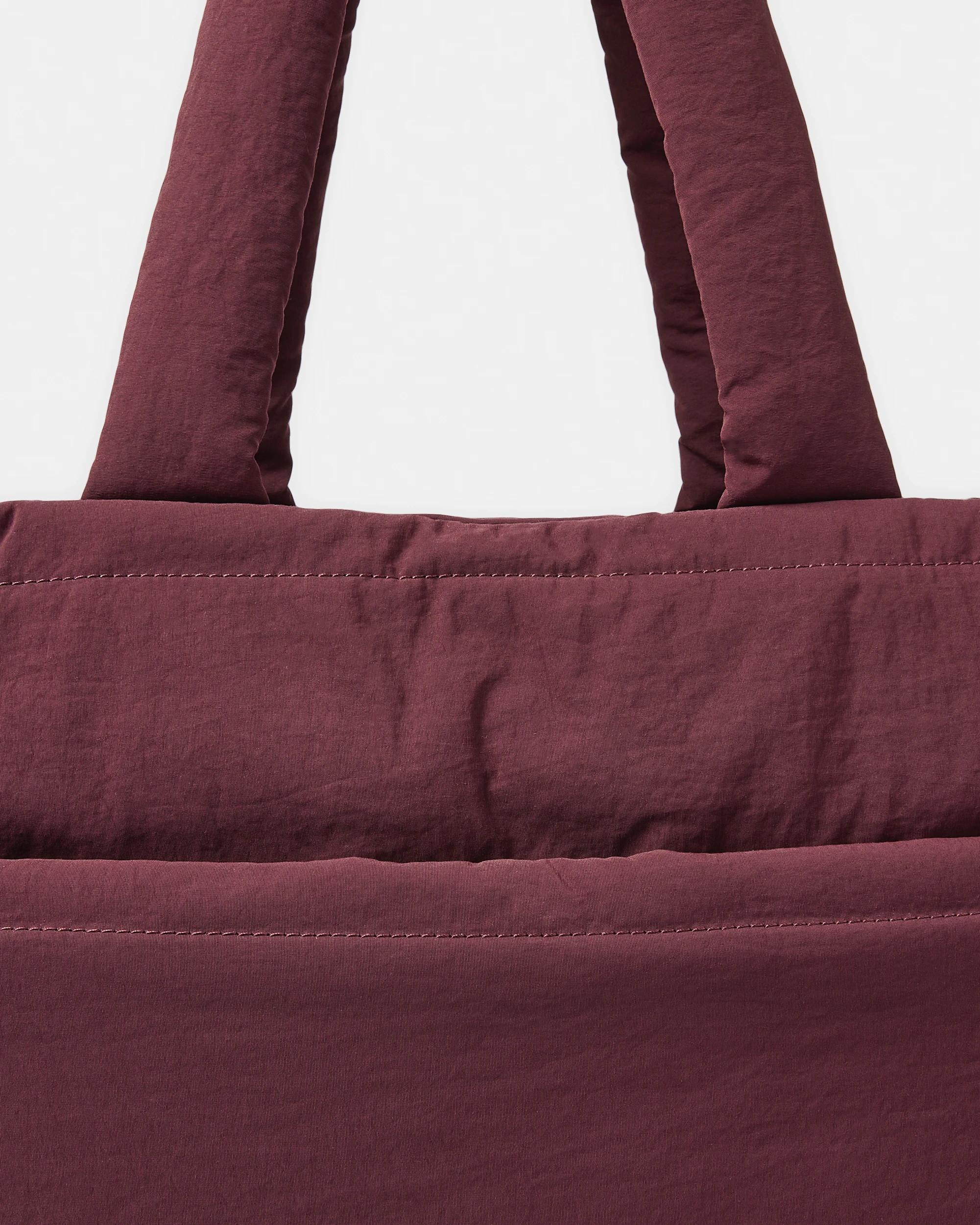 3 Padded Tote Bag Red Plum, 3 of 6