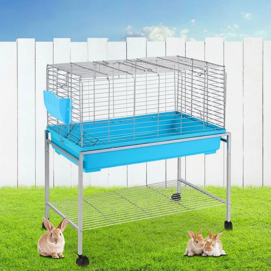 7 i.Pet Rabbit Cage 88cm Indoor Guinea Pig - Multi, 7 of 7