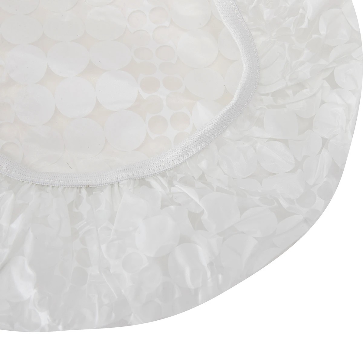 3 2 Pack White Shower Caps, 3 of 5