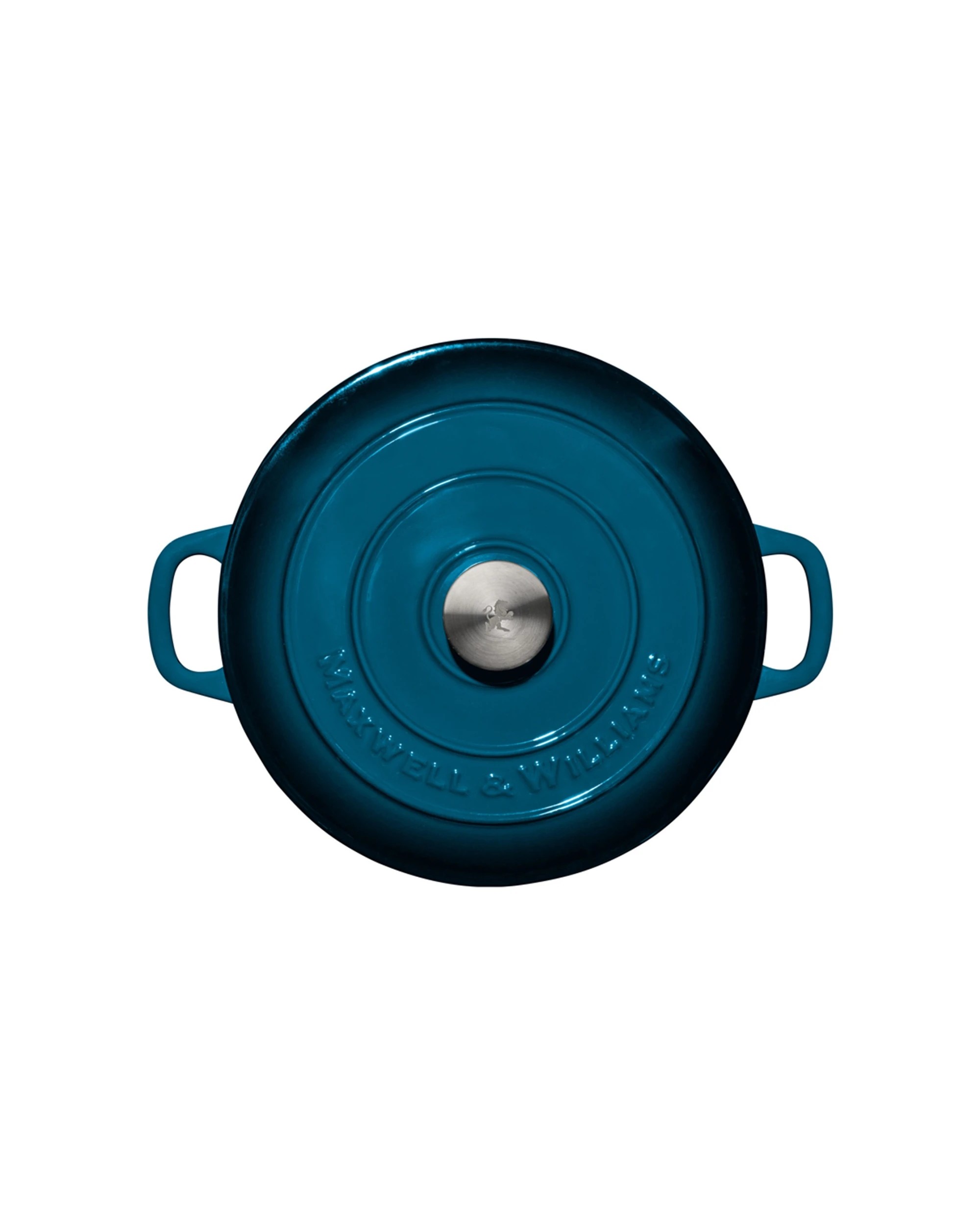 2 Maxwell & Williams Cast Iron Braiser 27cm 3.3l Cookware Casserole Pan
 - Blue, 2 of 4