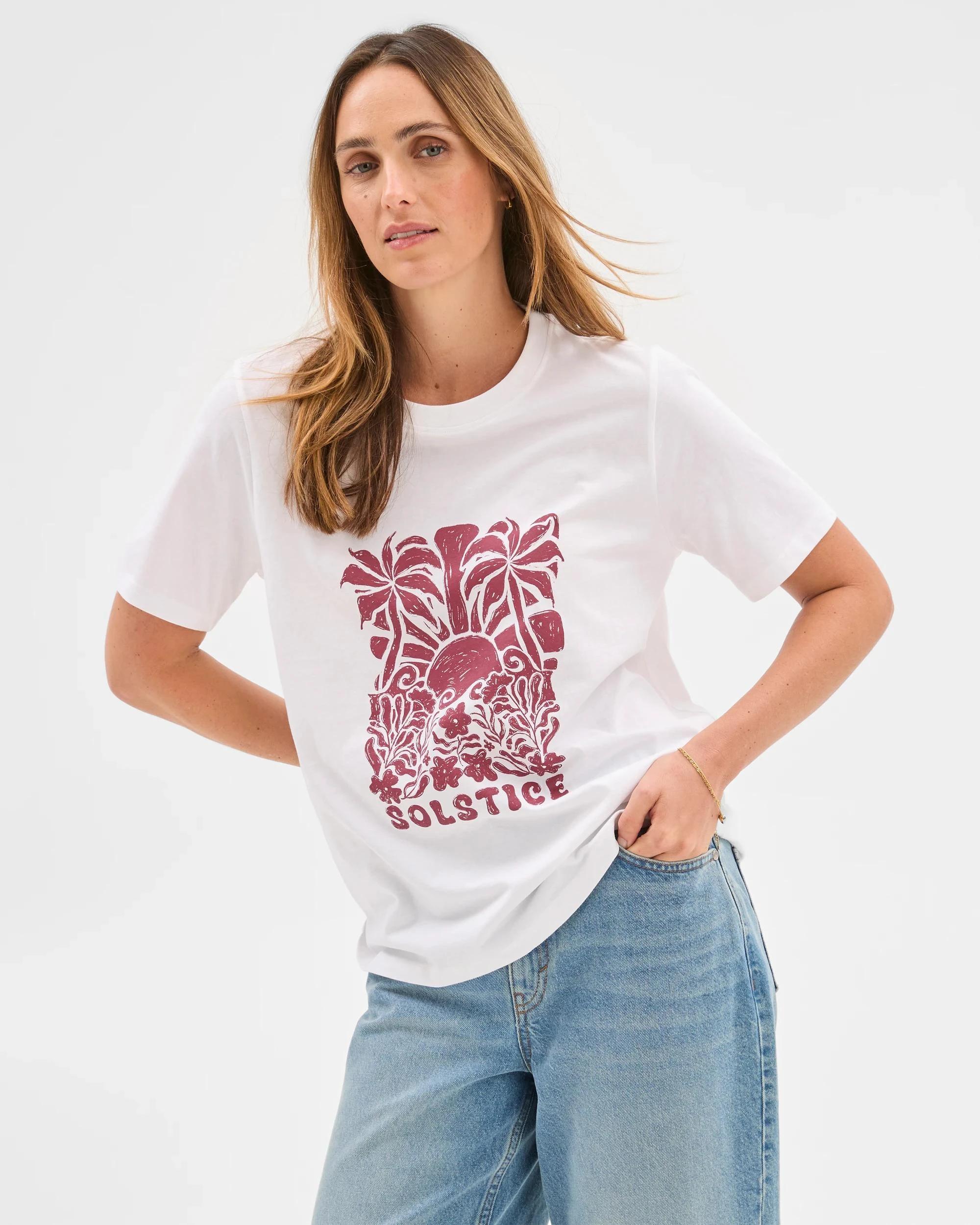 5 Target Australian Cotton Print T-Shirt MULBERRY SOLSTICE, 5 of 6