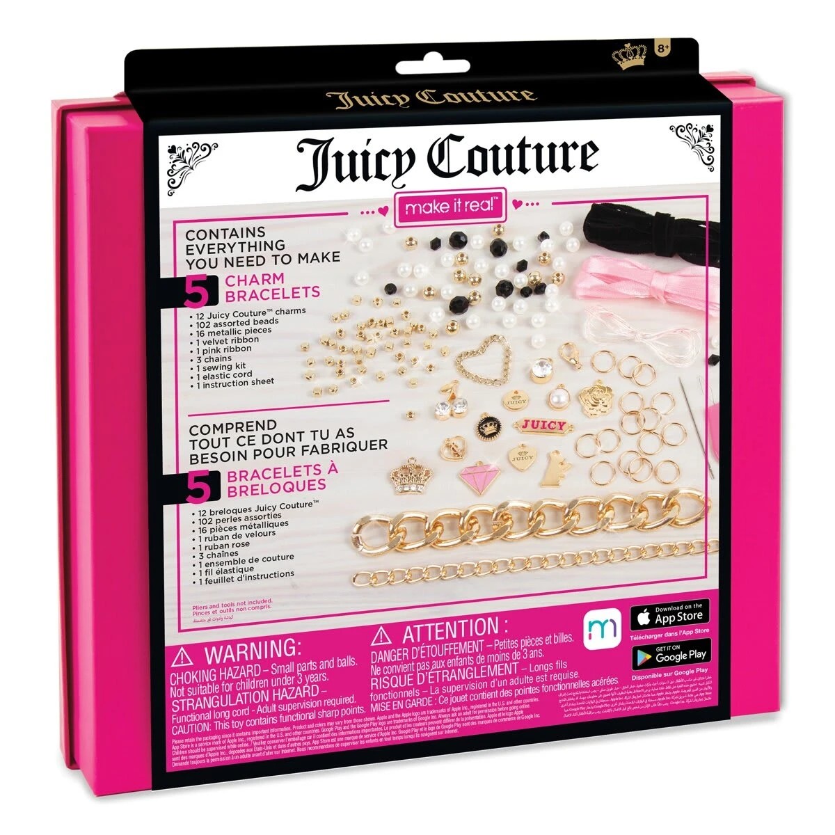 5 138 Piece Make It Real: Juicy Couture Chains and Charms Kit, 5 of 6