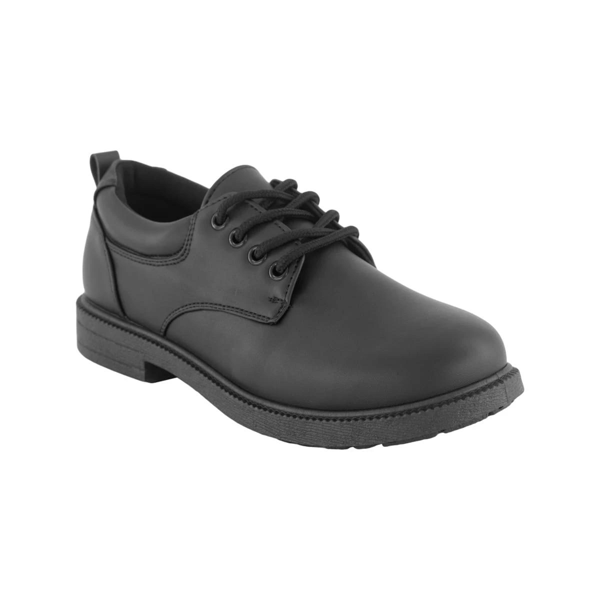 1 Senior Lace-Up School Shoes Black, 1 of 6
