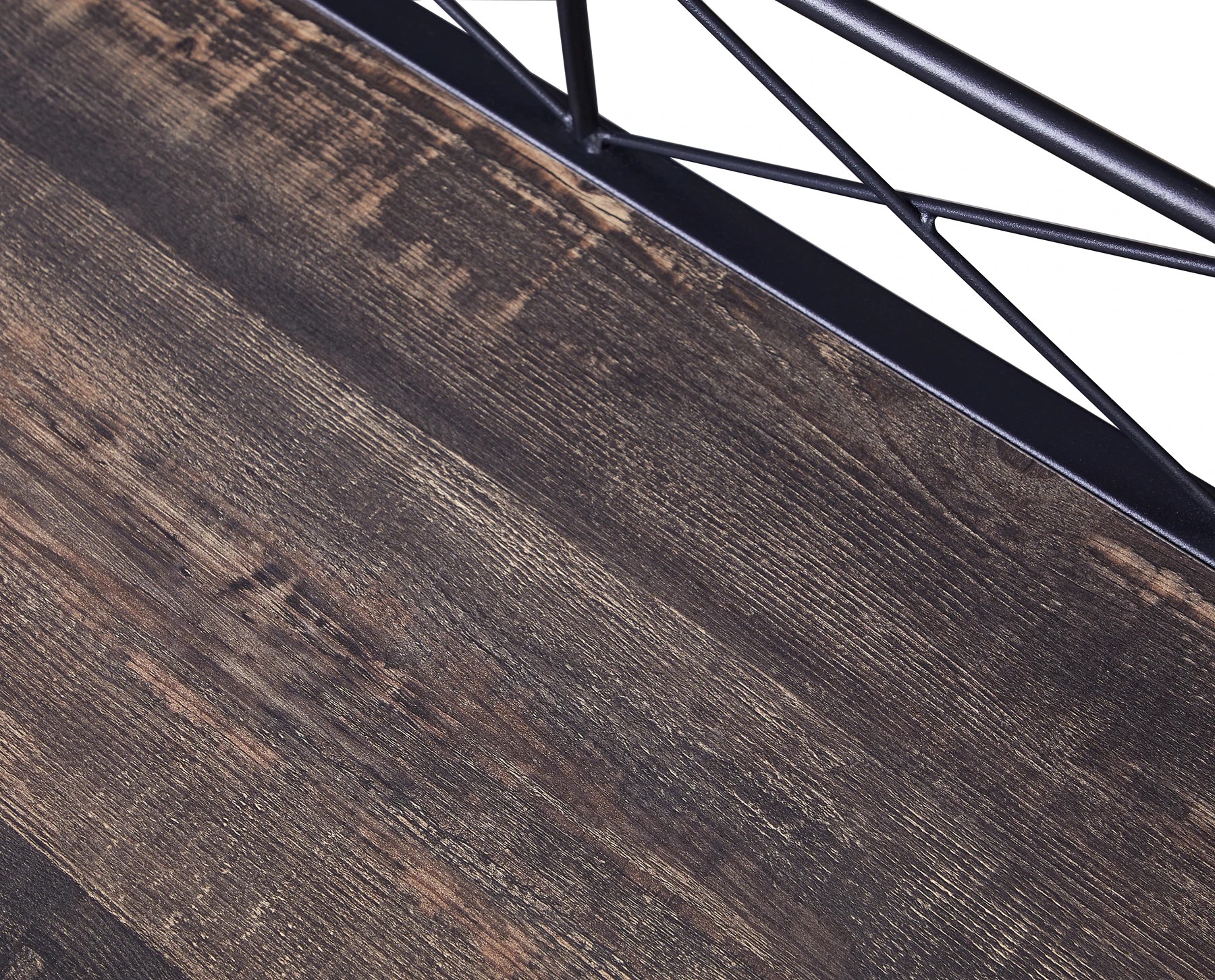 6 IHOMDEC Drink Trolley Wood and Metal Bar Carts - Black, 6 of 10