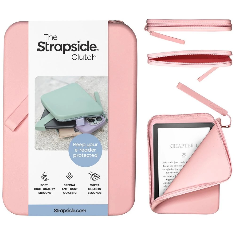 1 Strapsicle Clutch for Kindle Pink, 1 of 3