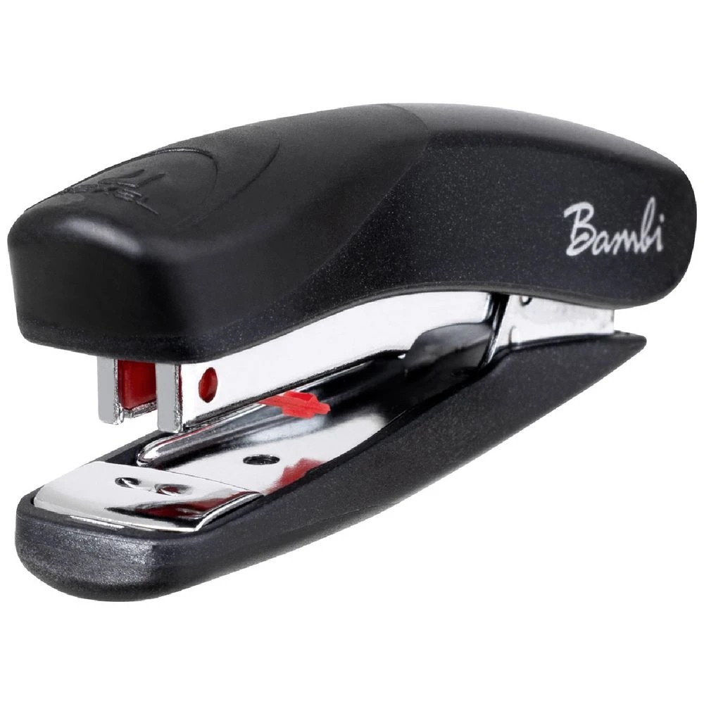 1 Rexel Bambi Mini Stapler Black, 1 of 4