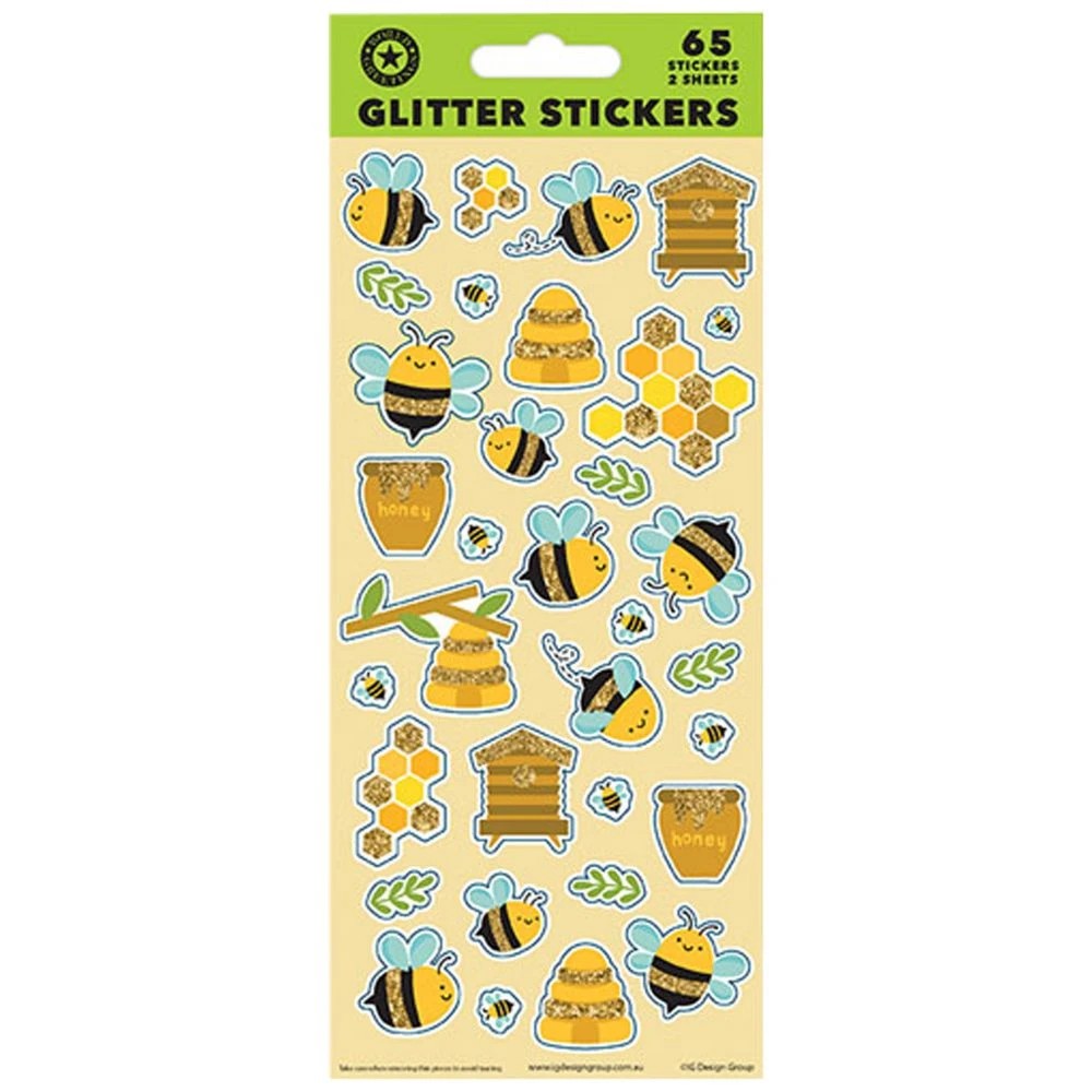 1 Artwrap FSC Sticker Sheet Bees, 1 of 1