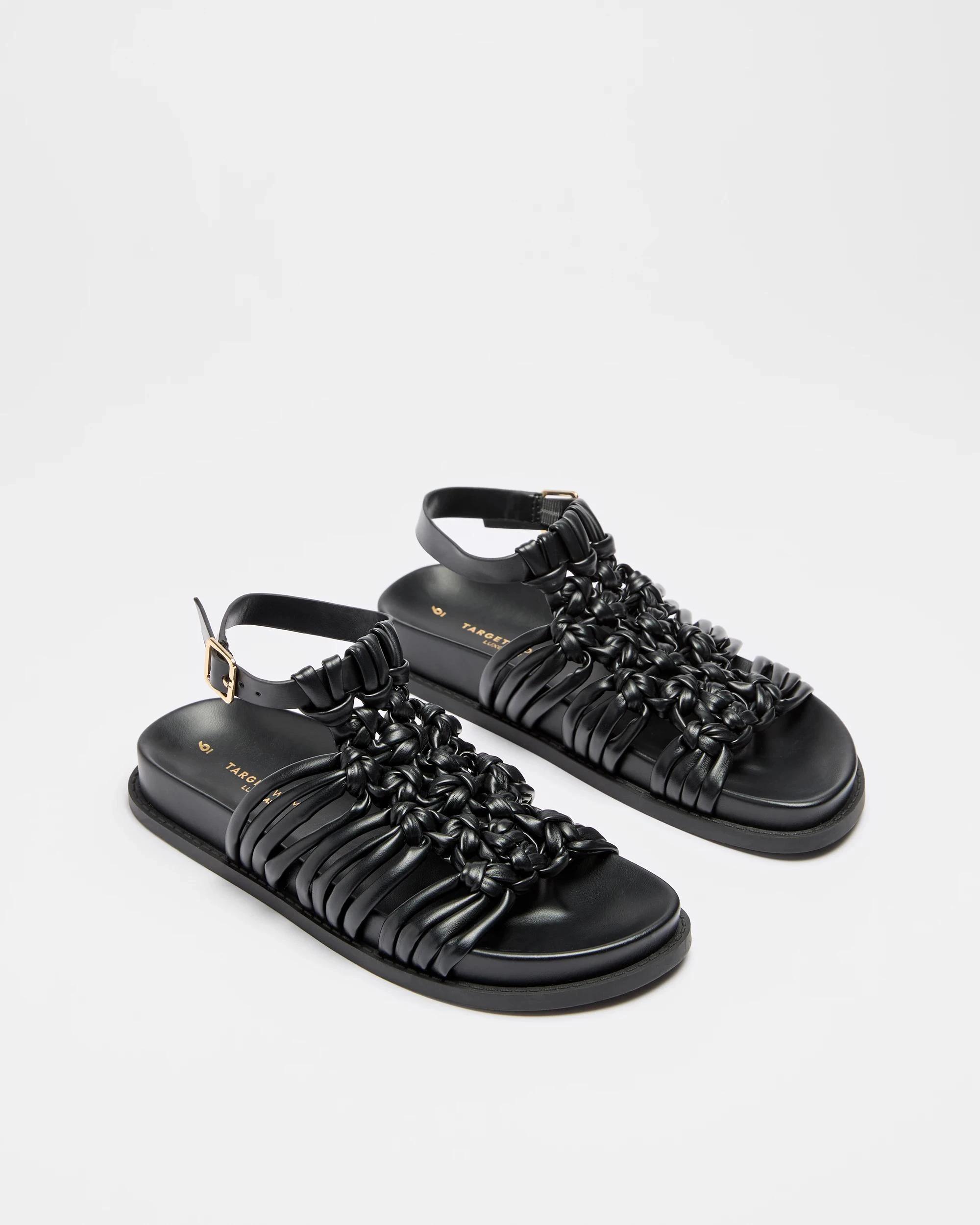 3 Target Womens Knotted Ankle Strap Sandal - Cora BLACK, 3 of 3