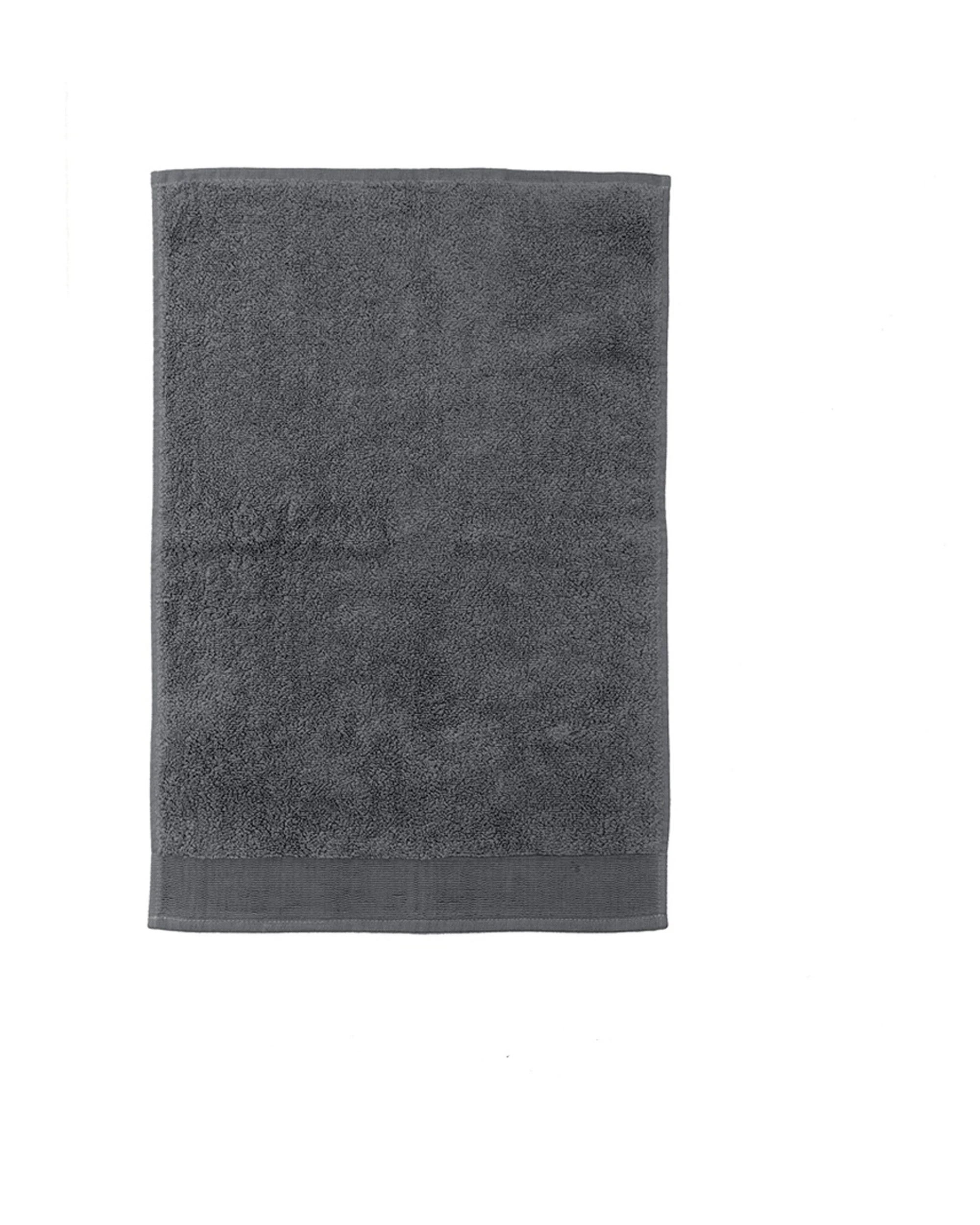 4 Bambury Elvire 600gsm Soft Absorbent Cotton Hand Towel 8PK 40x60cm - Grey, 4 of 4