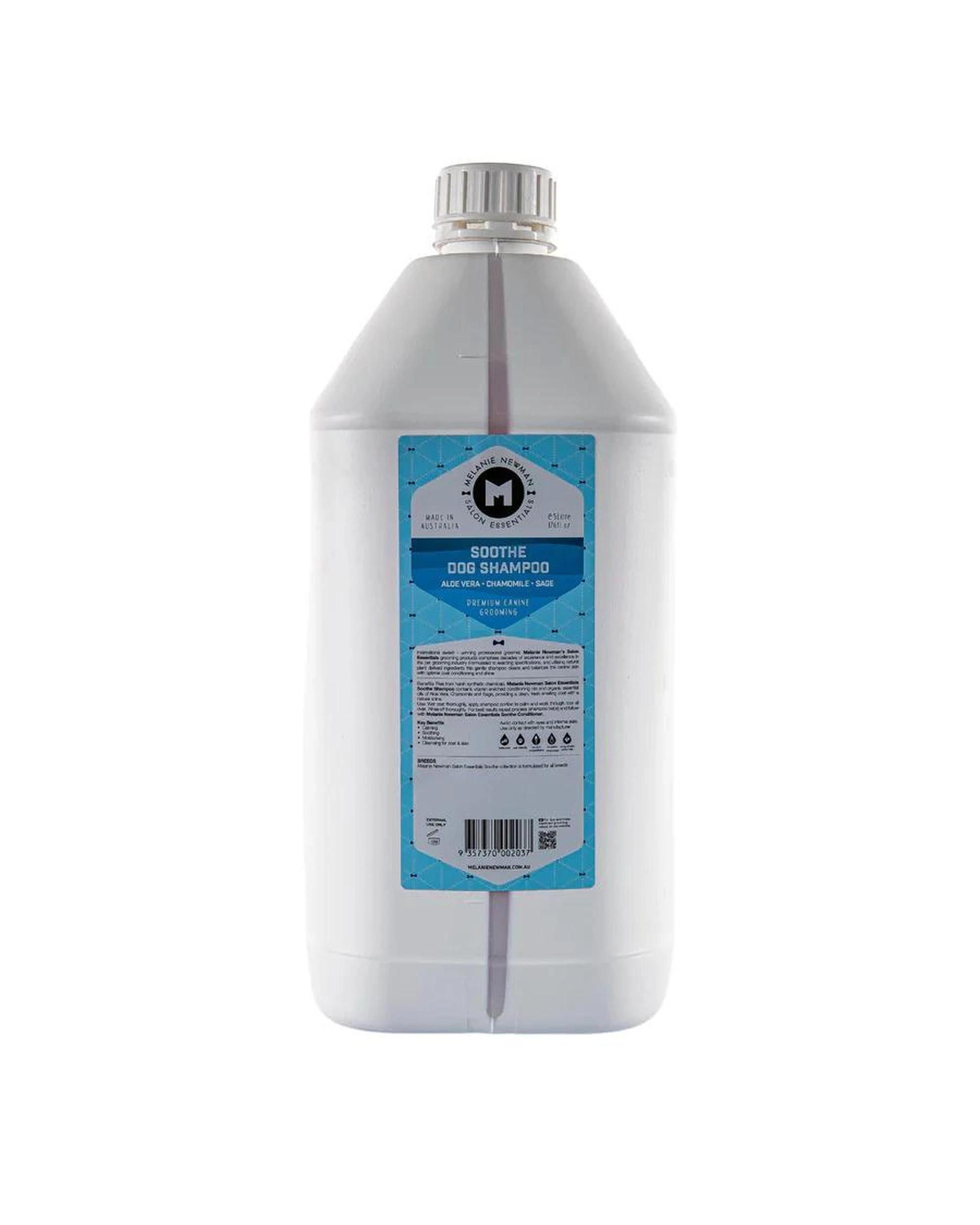1 Melanie Newman Soothe Dog Shampoo Aloe Vera Chamomile & Sage 5L, 1 of 1