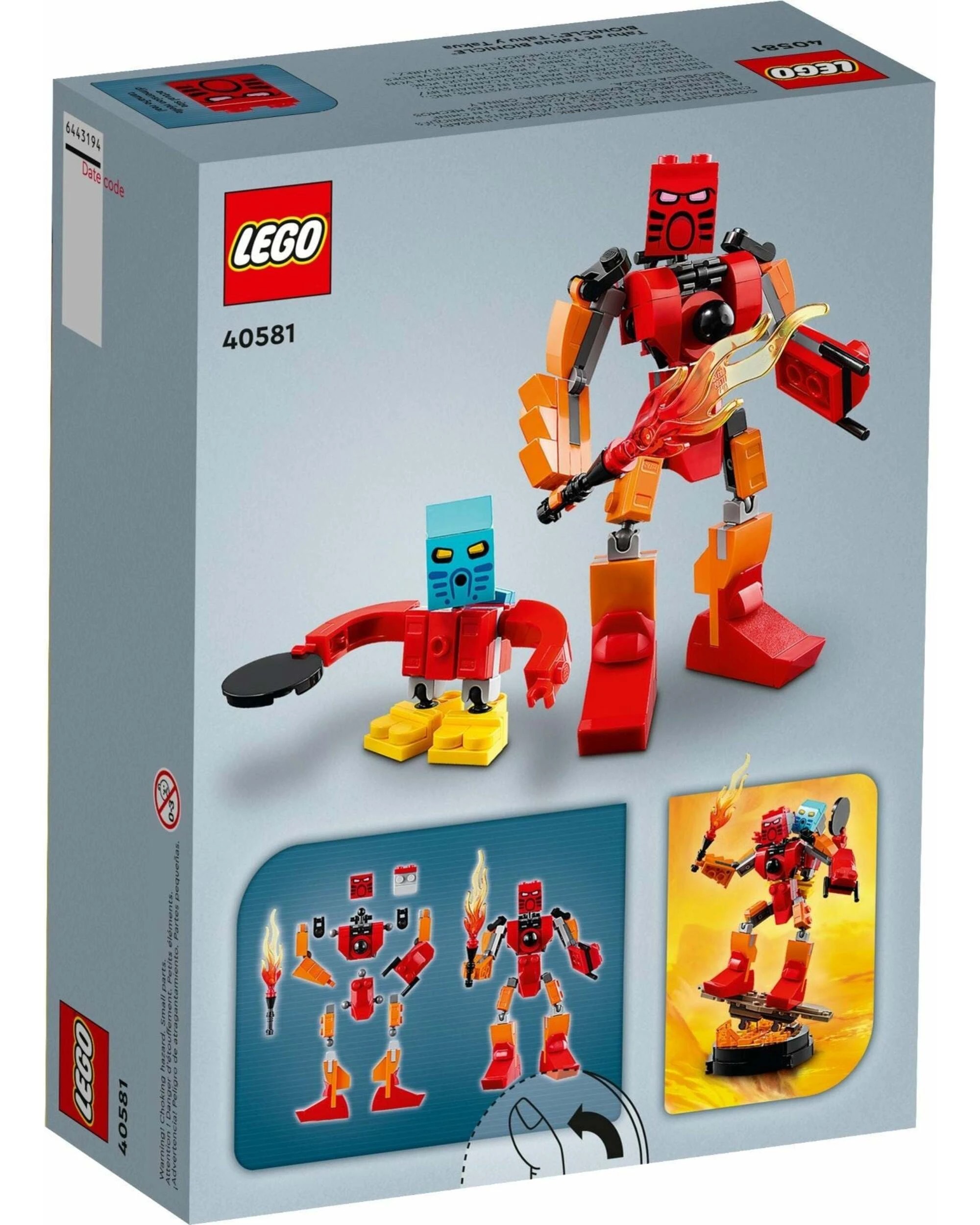 2 Lego Bionicle Exclusive GWP 40581 Bionicle Tahu & Takua, 2 of 3