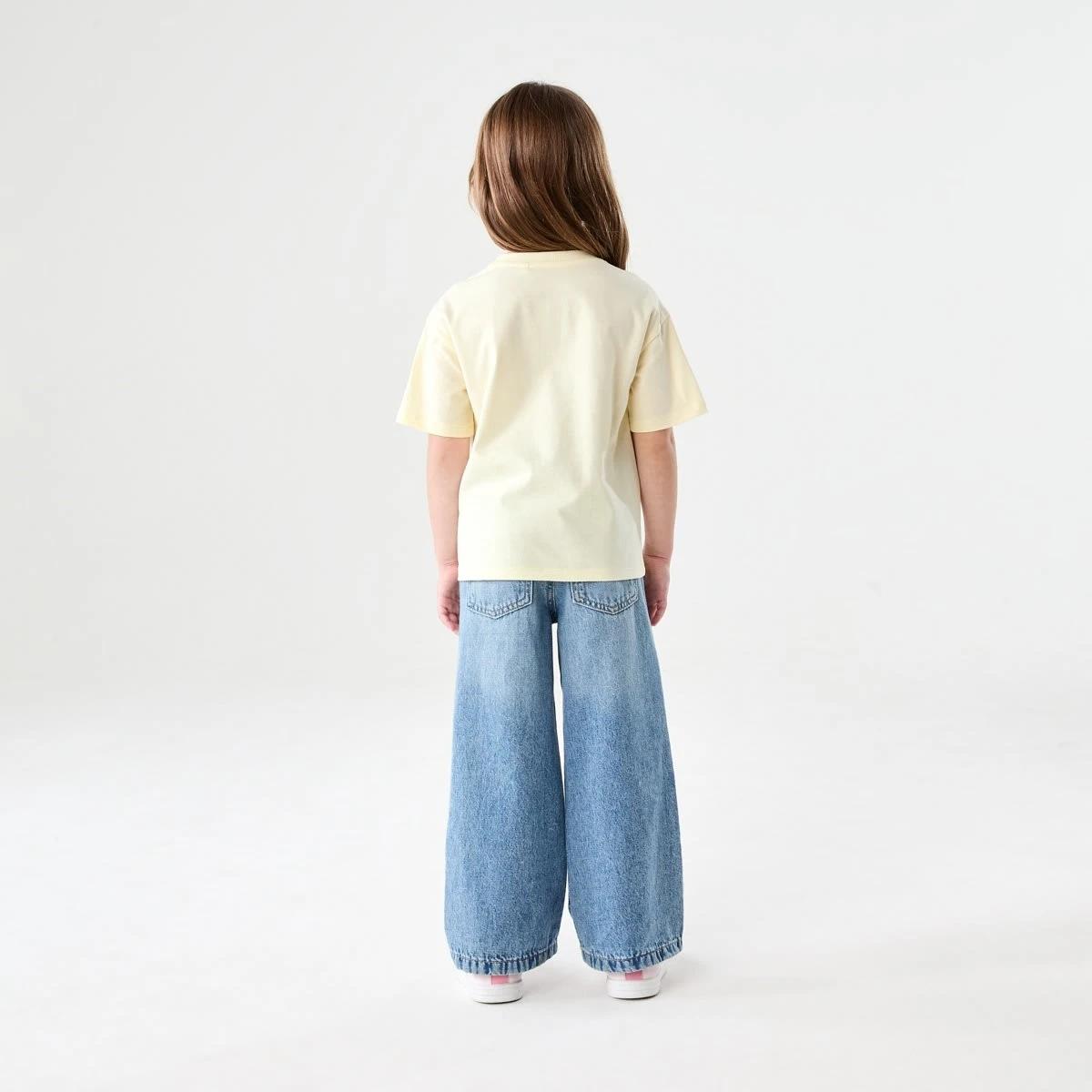 6 Short Sleeve Embellished T-shirt SOL SEQUIN PEAR SORBET, 6 of 6