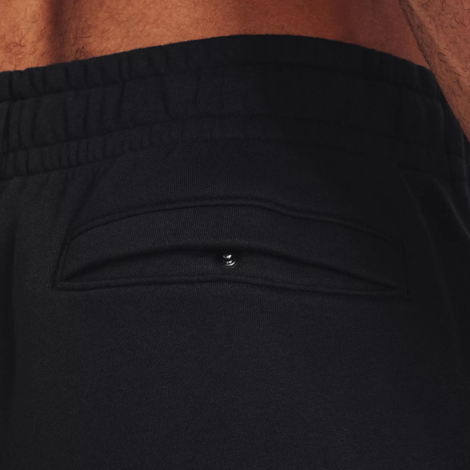 6 Under Armour Mens Fleece Pants Black Joggers Athletic Trackies BLACK, 6 of 7